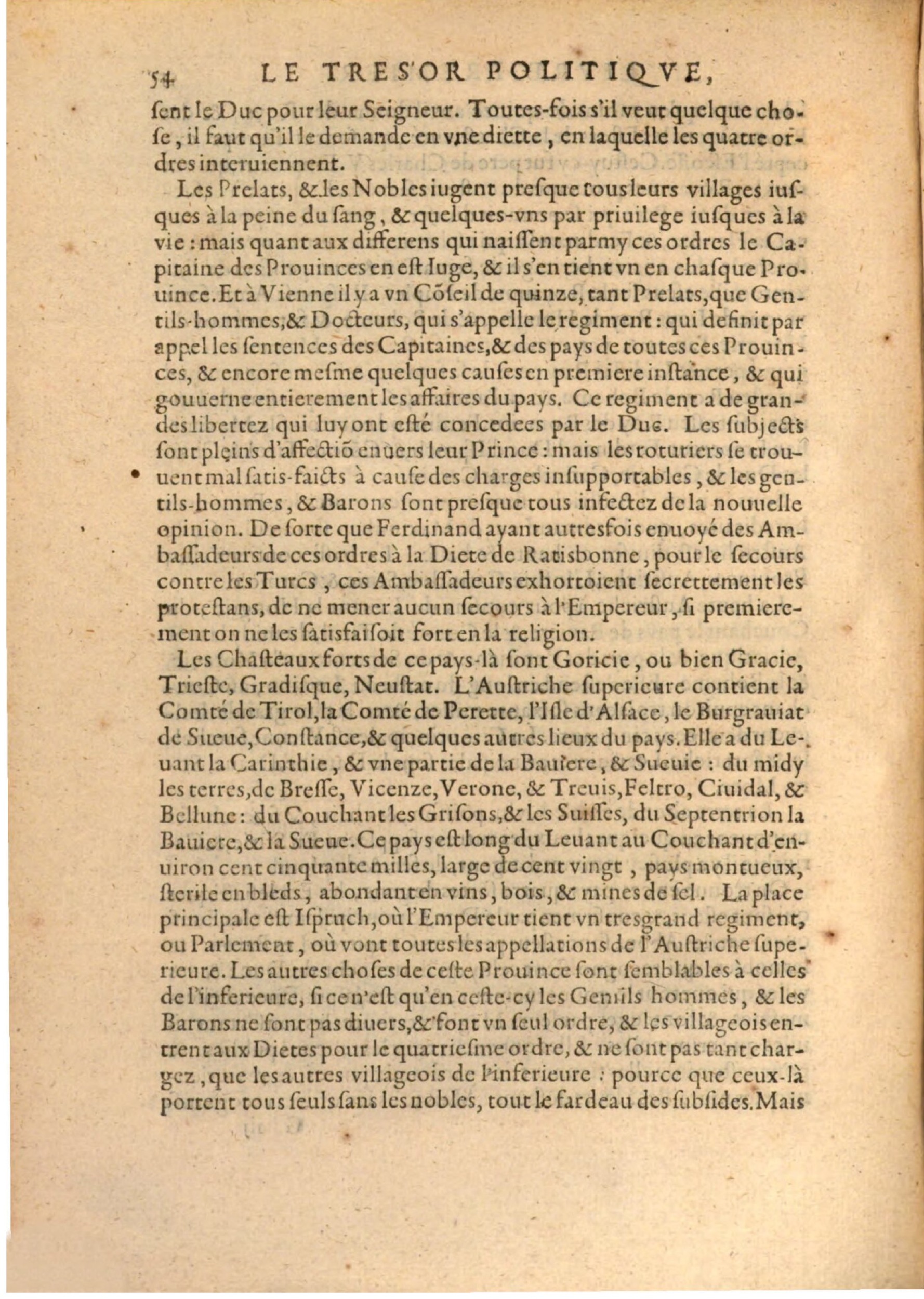 1608 - Nicolas Du Fossé - Trésor politique - BSB Munich