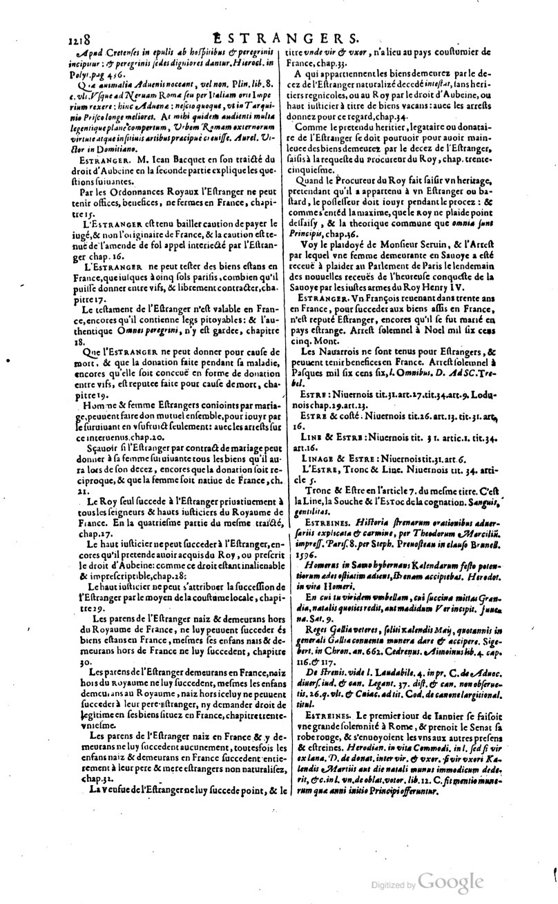 1629 - Veuve Nicolas Buon - Trésor du droit français (29620 T. 1) - BM Lyon