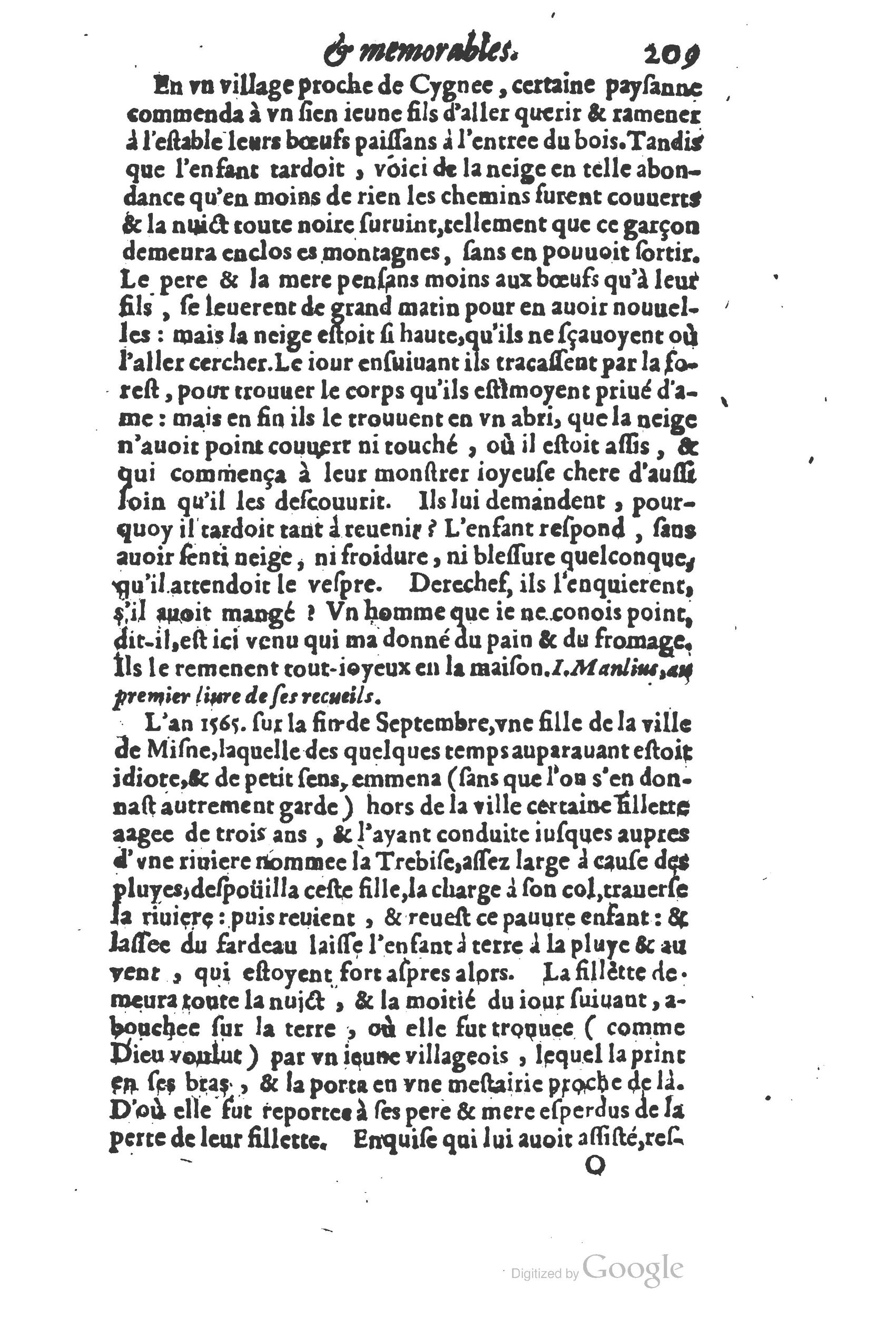 1610 - Paul Marceau - Trésor d’histoires admirables et mémorables - Princeton