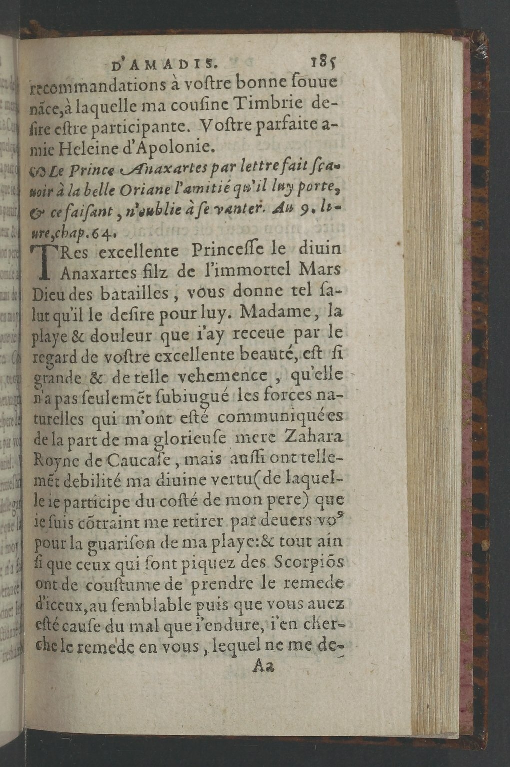 1564 - Vincent Norment et Jeanne Bruneau - Trésor des Amadis - BnF