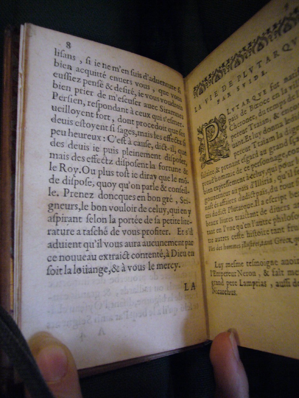 1597 - Claude Morillon et Benoît Rigaud  - Trésor des vies de Plutarque - BnF Arsenal