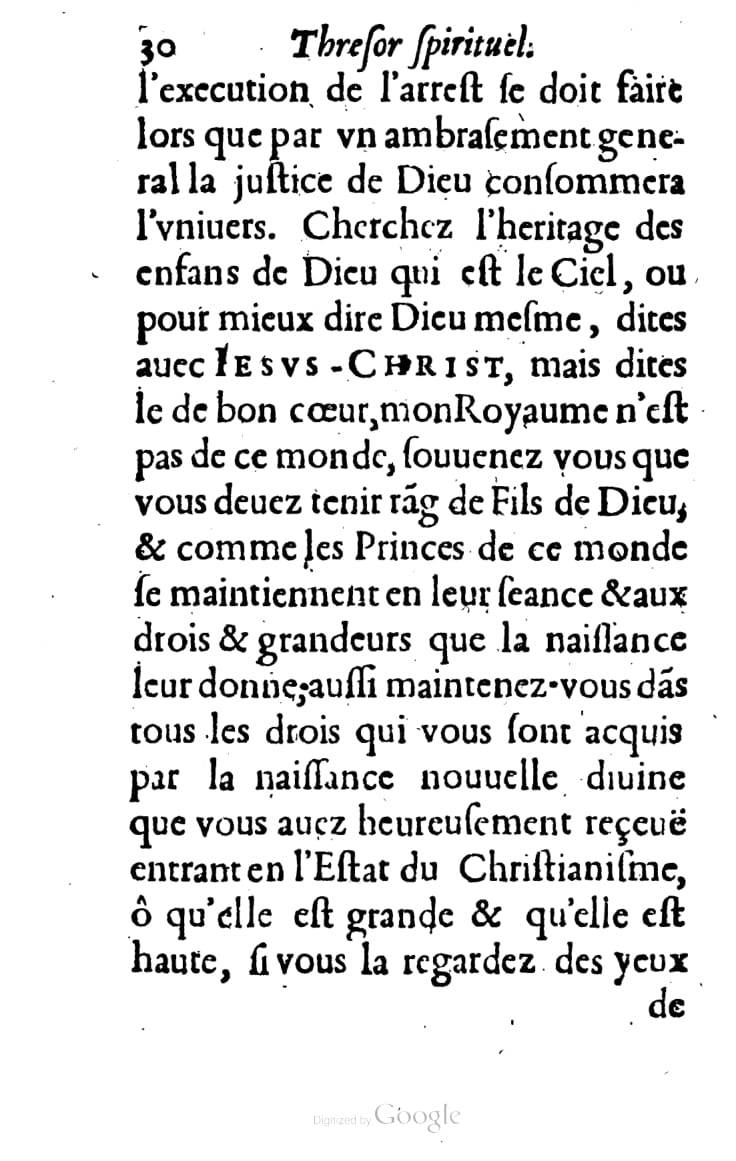 1633 - François Waudré - Trésor spirituel contenant les excellences du christianisme - UGent