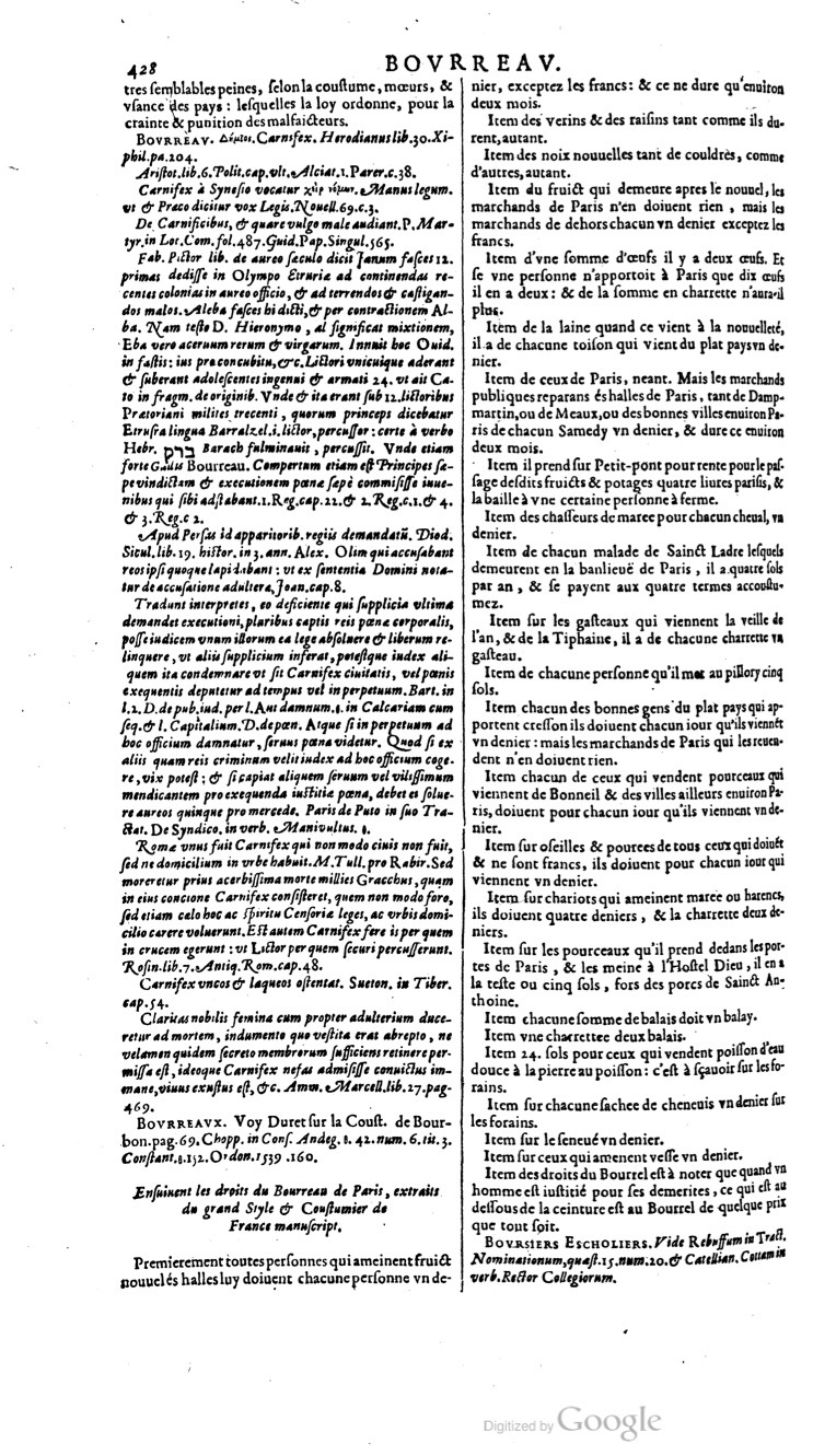1629 - Veuve Nicolas Buon - Trésor du droit français (29620 T. 1) - BM Lyon