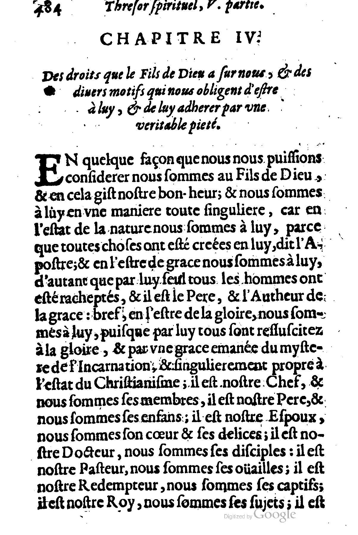 1635 - Sébastien Huré - Trésor spirituel contenant les obligations - BM Lyon