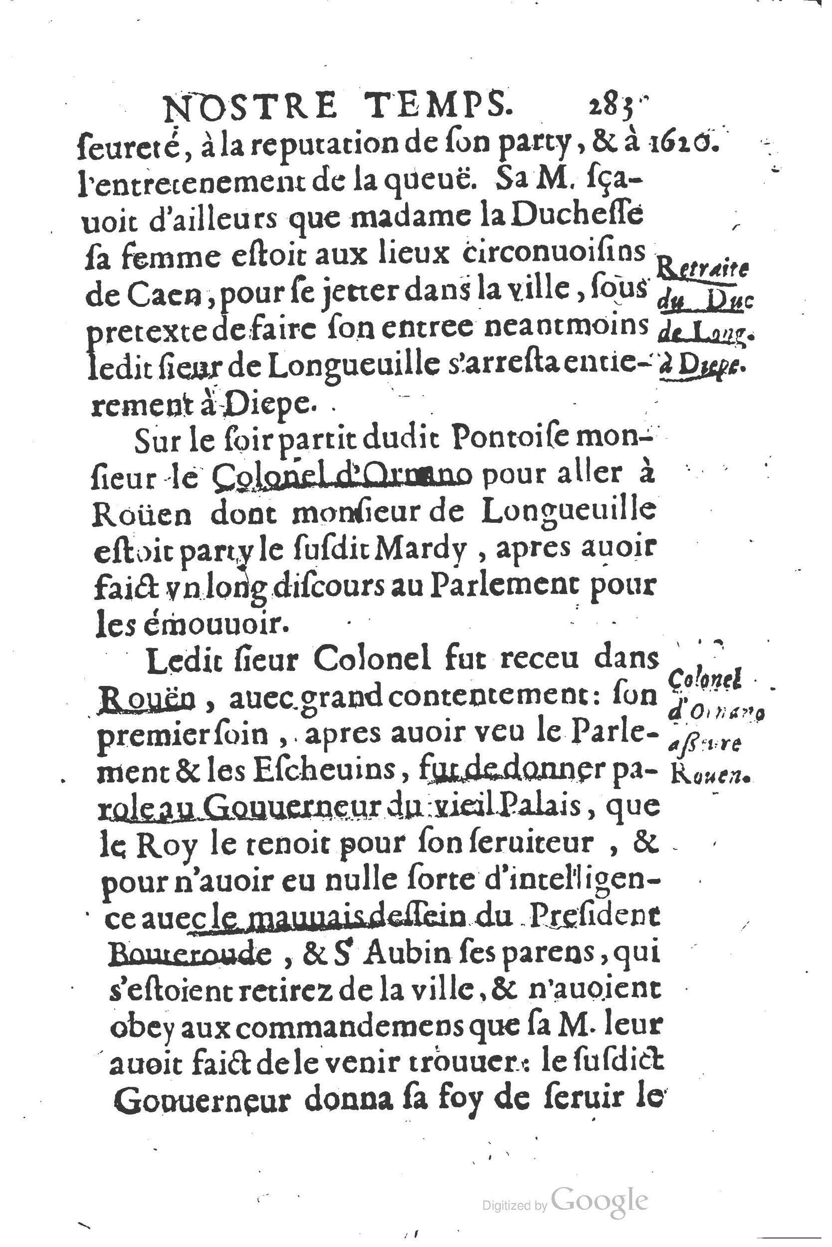 1626 - Joseph Bouillerot - Trésor de l’histoire générale de notre temps - BSB Munich