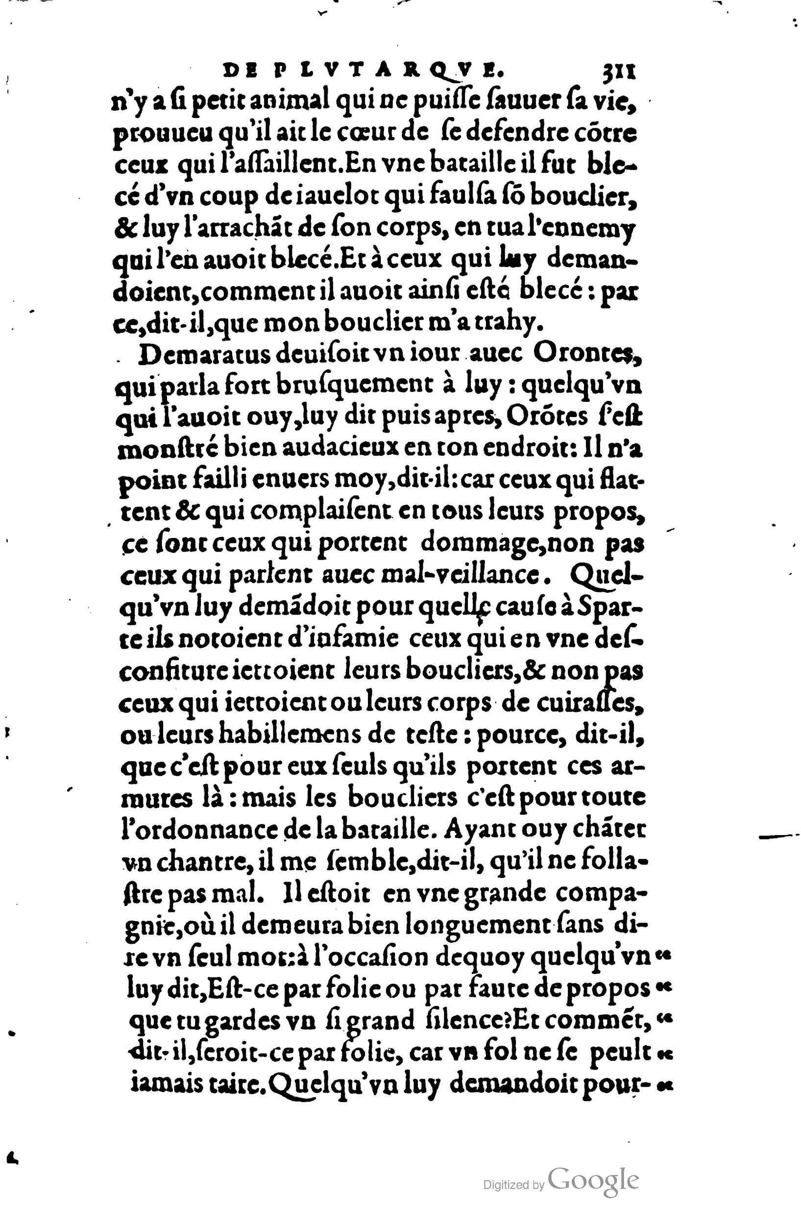 1578 - Jean Poupy - Trésor des morales de Plutarque - BSB Munich
