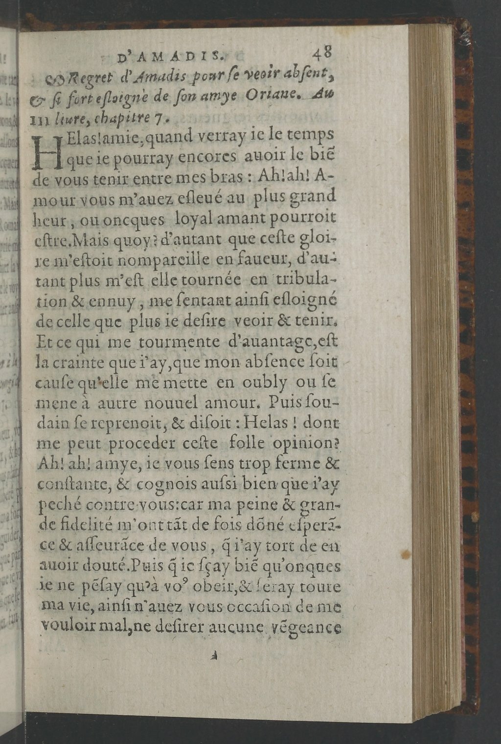 1564 - Vincent Norment et Jeanne Bruneau - Trésor des Amadis - BnF