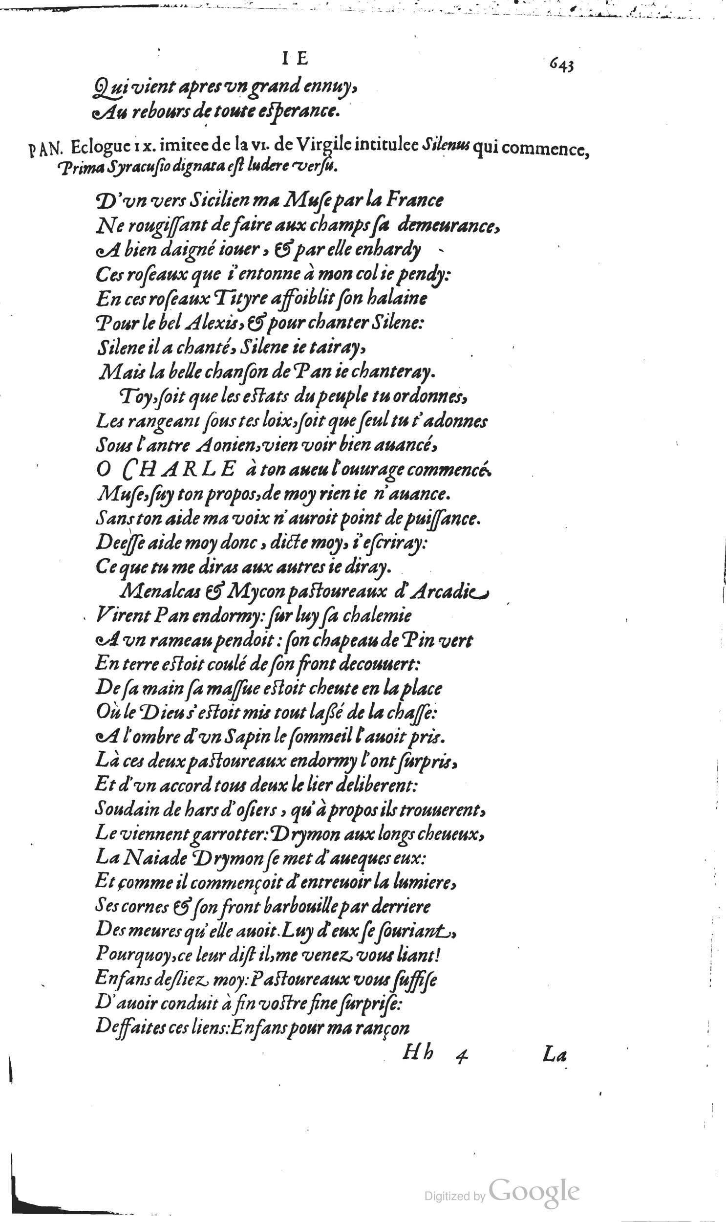 1585 - Barthélemy Honorat - Bibliothèques françaises - BSB Munich
