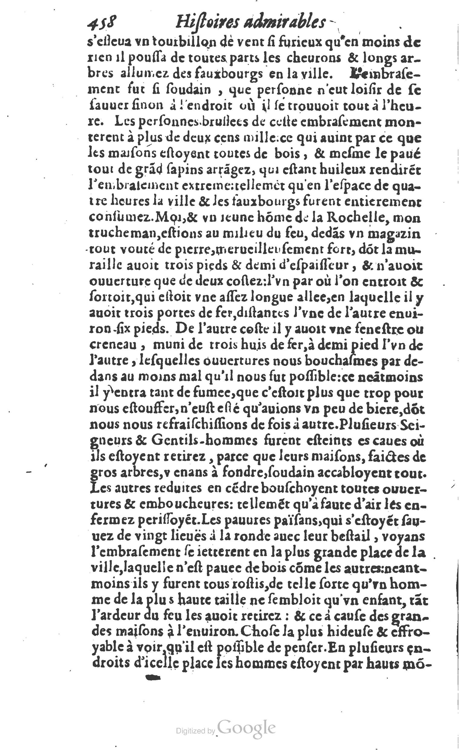 1610 - Paul Marceau - Trésor d’histoires admirables et mémorables - Princeton