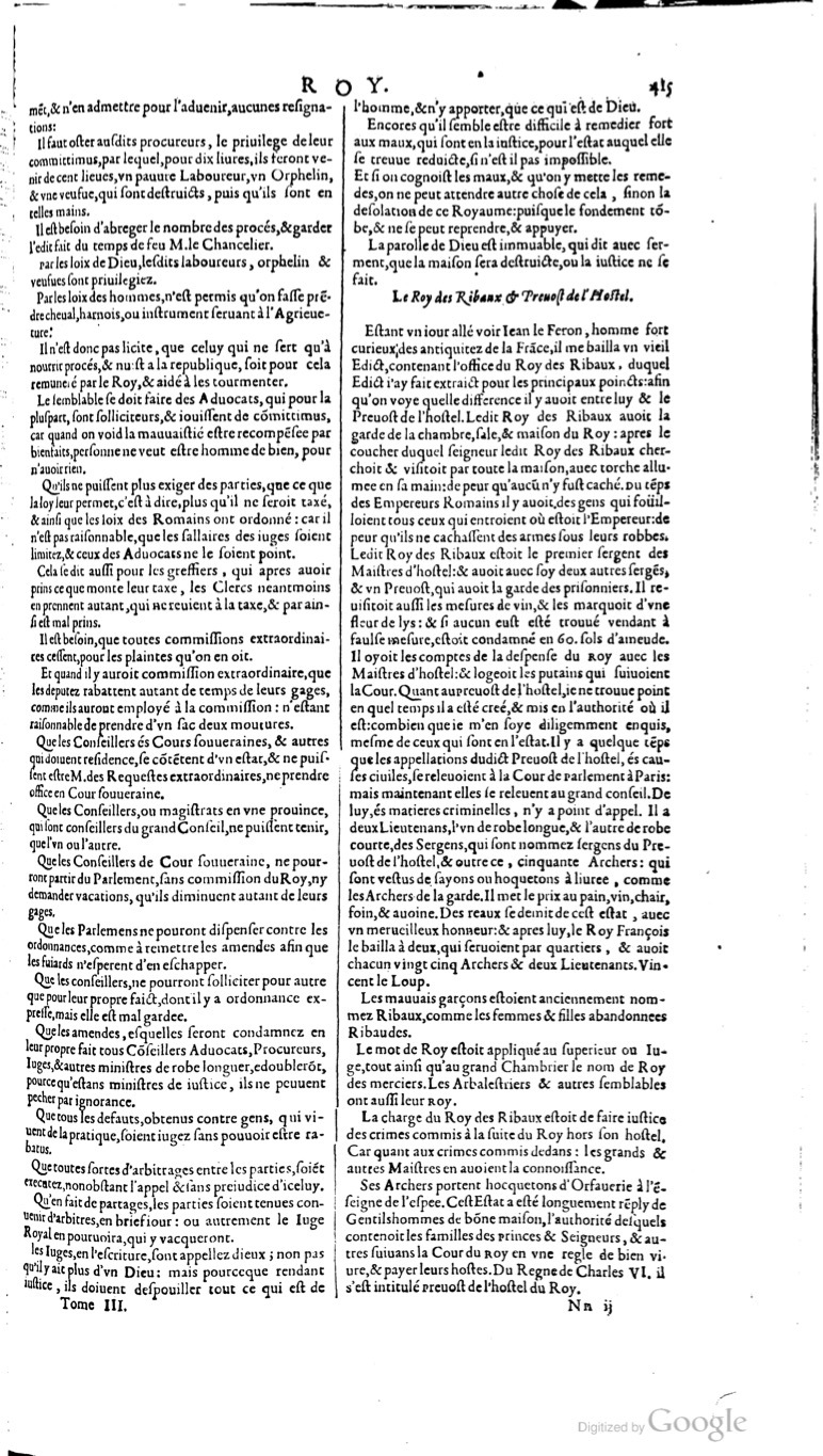 1629 - Veuve Nicolas Buon - Trésor du droit français (21754 T. 3) - BM Lyon