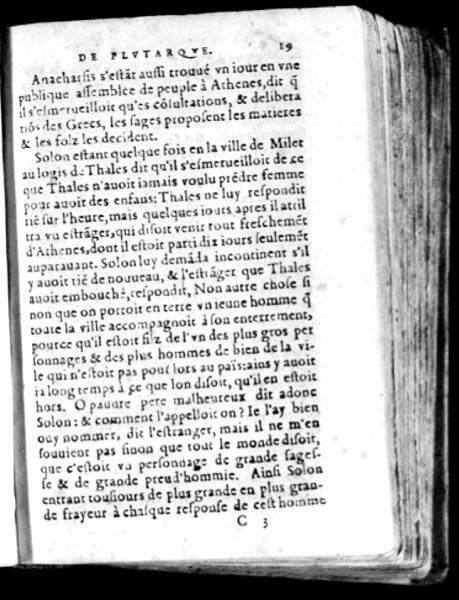 1574 - Benoît Rigaud - Trésor des vies de Plutarque - Avignon