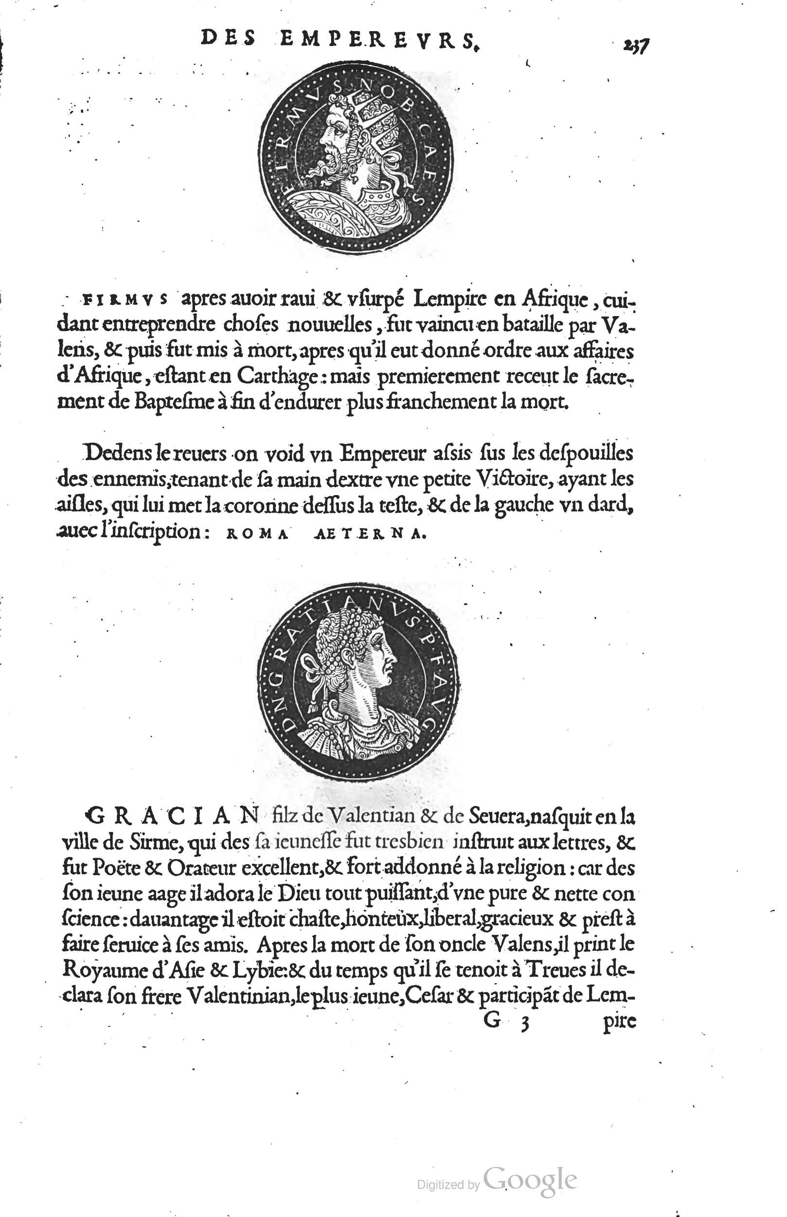 1553 - Jacopo Strada et Thomas Guérin - Épitome du Trésor des antiquités - Prague 1553 - Jacopo Strada et Thomas Guérin - Épitome du Trésor des antiquités - Prague