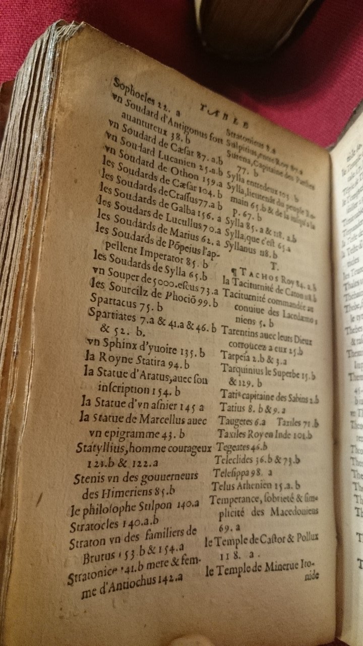 1568 - Willem Silvius - Trésor des vies de Plutarque - BnF 1568 - Willem Silvius - Trésor des vies de Plutarque - BnF