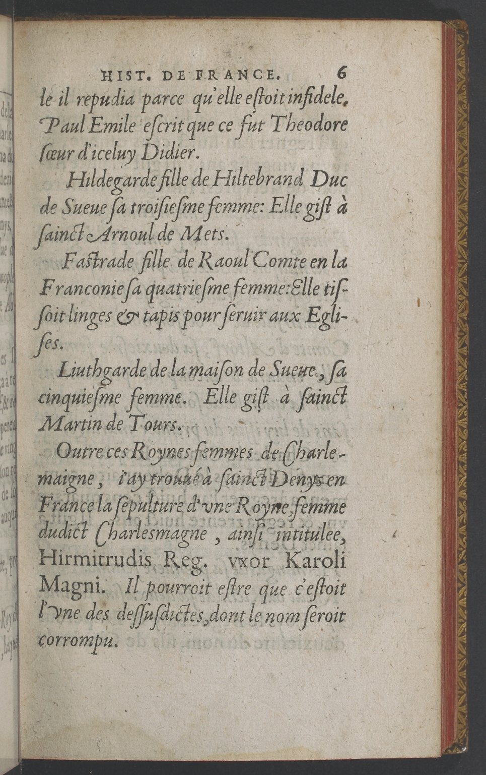 1603 - Galiot Corrozet - Trésor des histoires de France - BnF Tolbiac