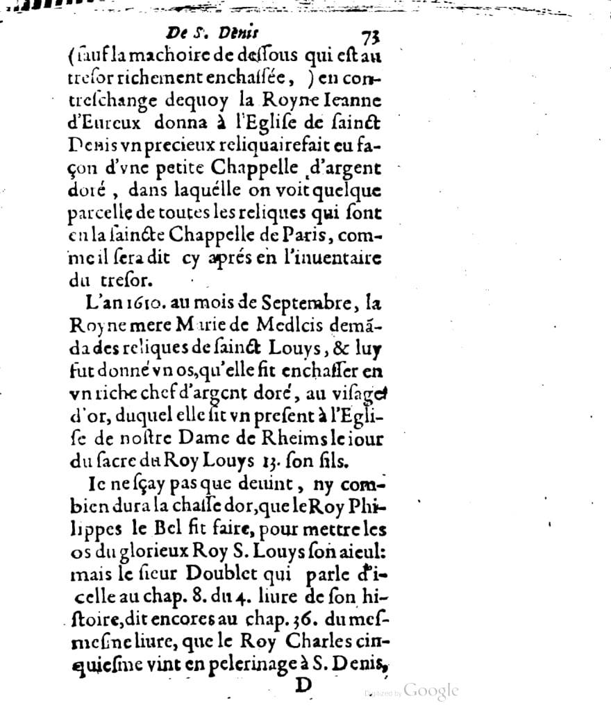 1636 - Jean Billaine - Trésor sacré ou inventaire des saintes reliques - British Library