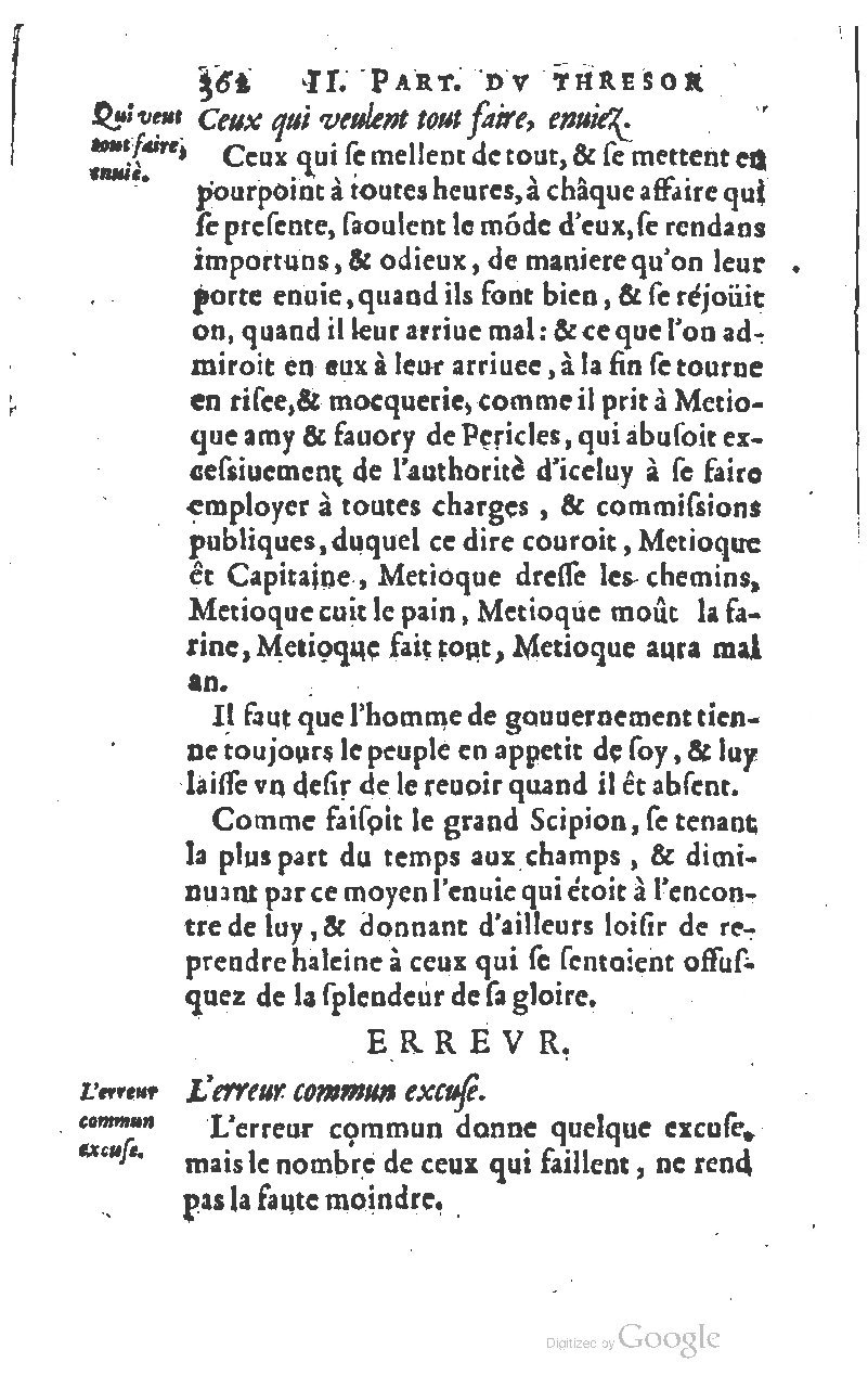 1610 - Louis Coste - Trésor de l’éloquence française (Seconde partie) - BM Lyon