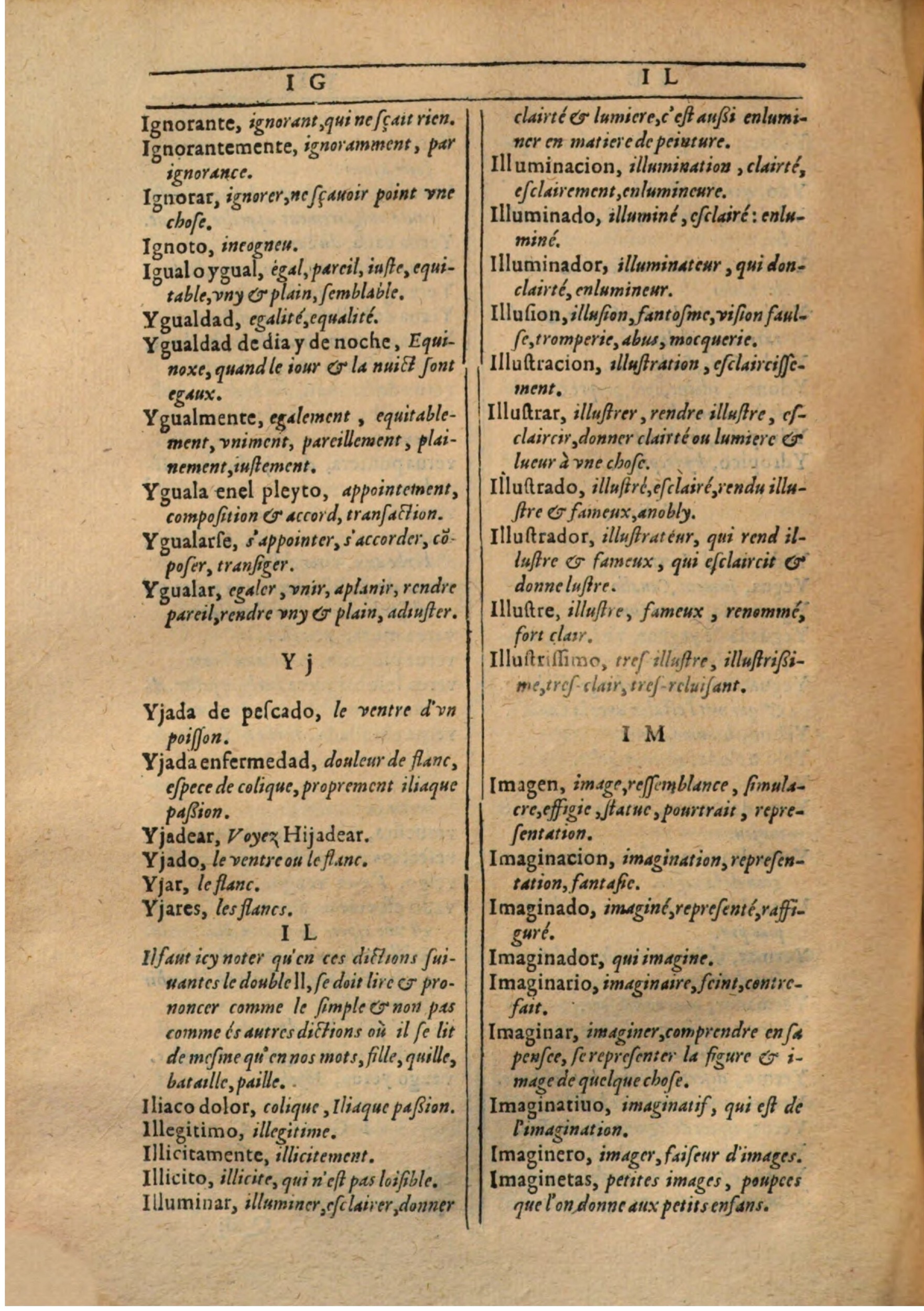 1607 - Marc Orry - Trésor des deux langues espagnole et française (Première partie) - BSB Munich 1607 - Marc Orry - Trésor des deux langues espagnole et française (Première partie) - BSB Munich
