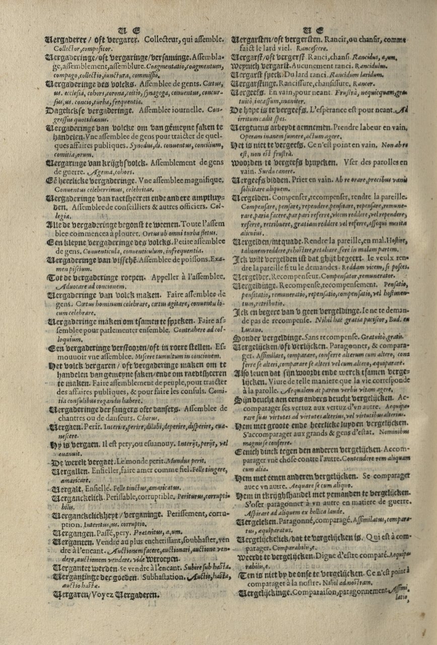 1573 - Christophe Plantin - Trésor du langage bas-allemand - Greifswald 1573 - Christophe Plantin - Trésor du langage bas-allemand - Greifswald