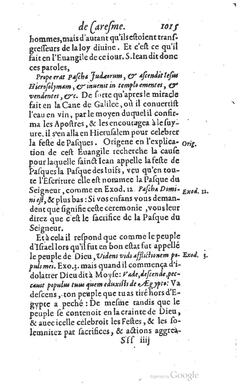1607 - Nicolas Du Fossé - Trésor quadragésimal - T 01 - BM Lyon