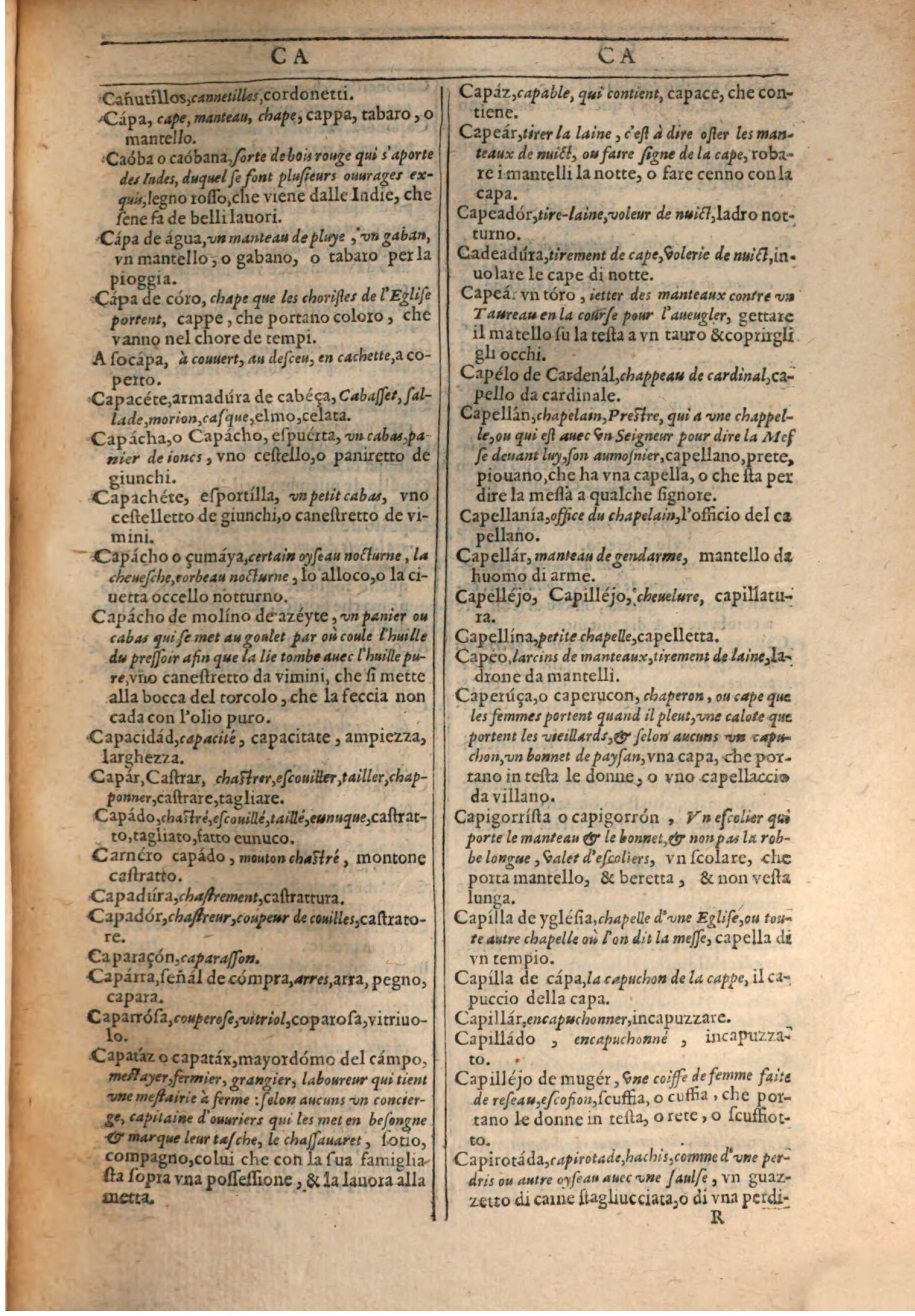 1609 - Philippe Albert et Alexandre Pernet - Trésor des trois langues française, italienne et espagnole (Première partie) - BSB Munich 1609 - Philippe Albert et Alexandre Pernet - Trésor des trois langues française, italienne et espagnole (Première partie) - BSB Munich