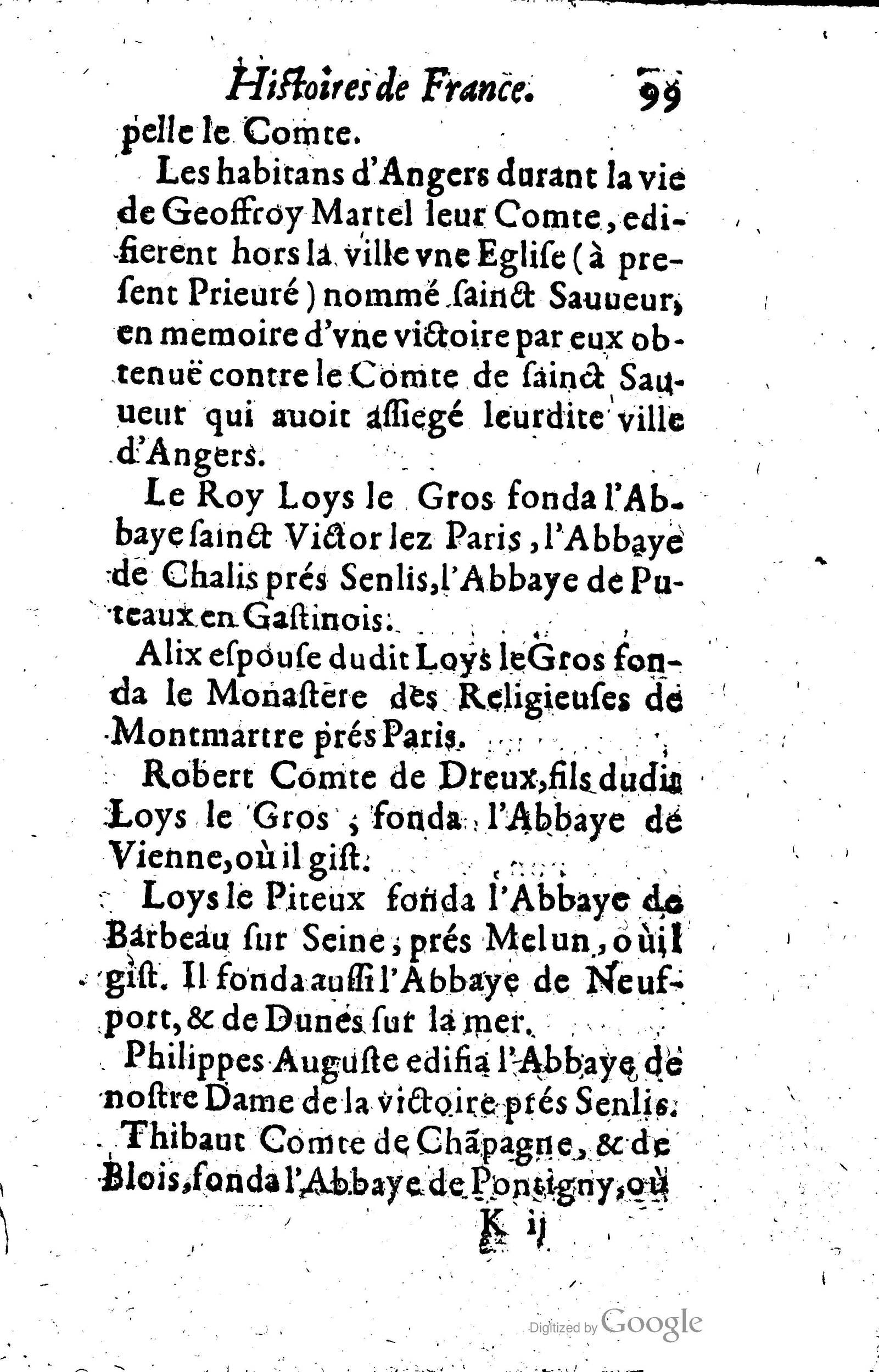 1619 - Jean Corrozet - Trésor des histoires de France - Anvers Musée Plantin-Moretus