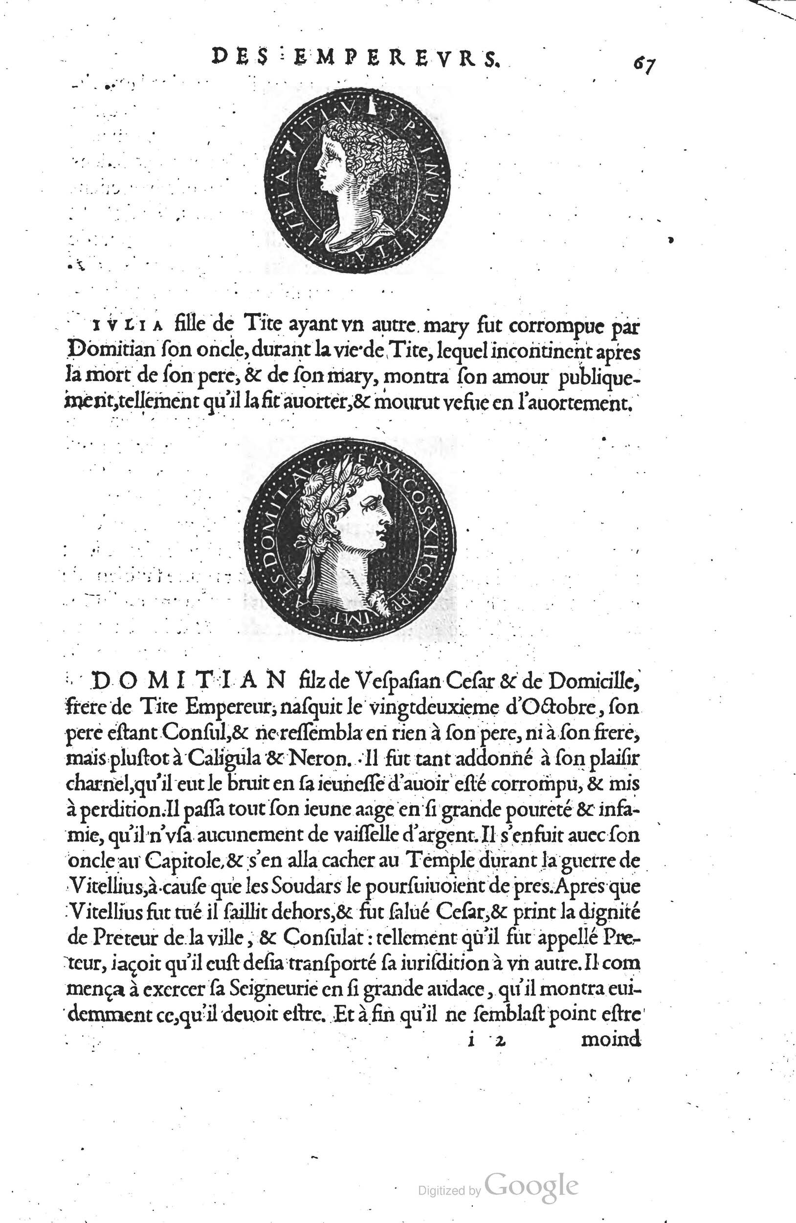 1553 - Jacopo Strada et Thomas Guérin - Épitome du Trésor des antiquités - Prague