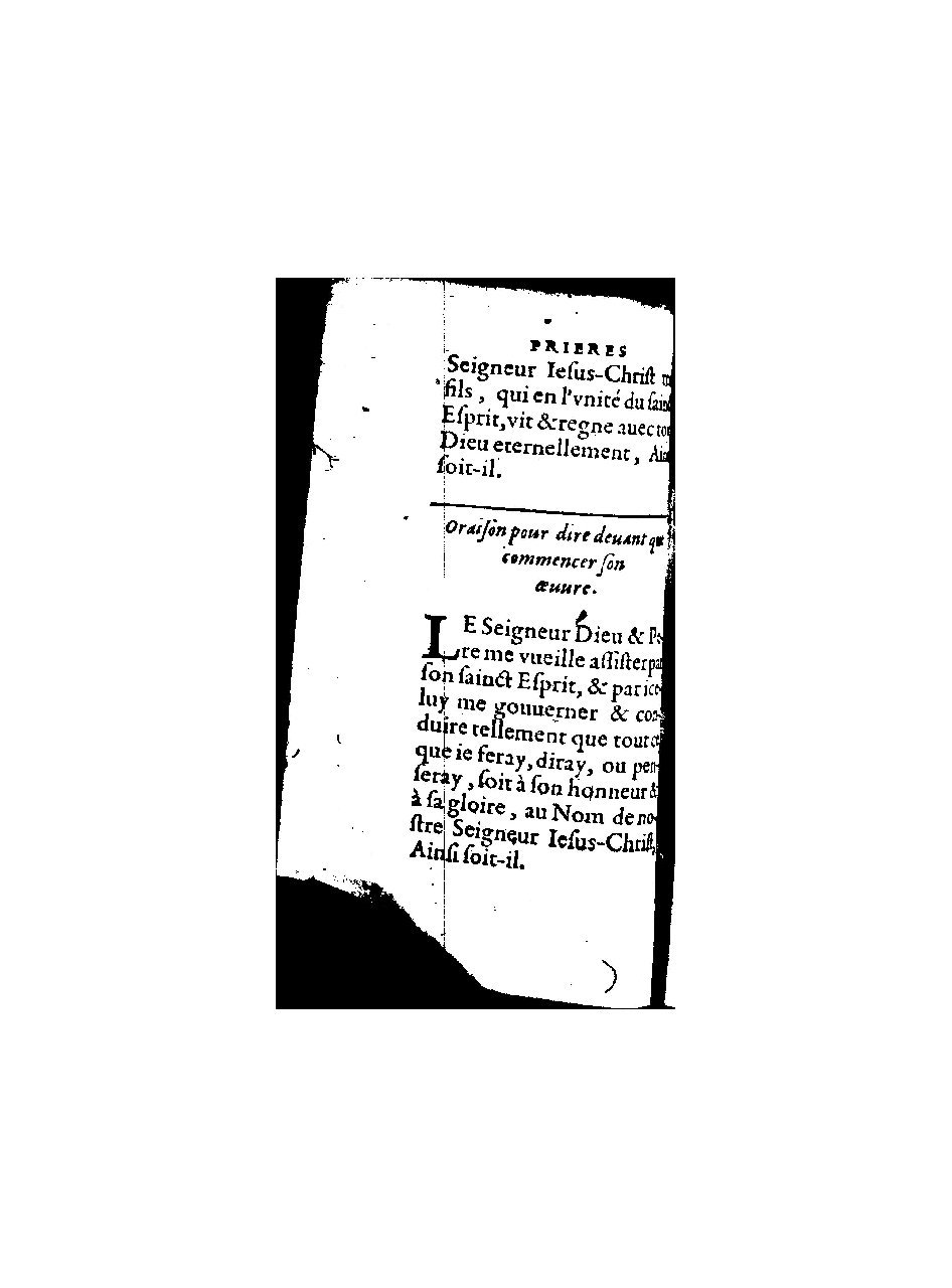 1596 - Guillaume Auvray - Trésor des prières, oraisons et instructions chrétiennes - BnF 1596 - Guillaume Auvray - Trésor des prières, oraisons et instructions chrétiennes - BnF