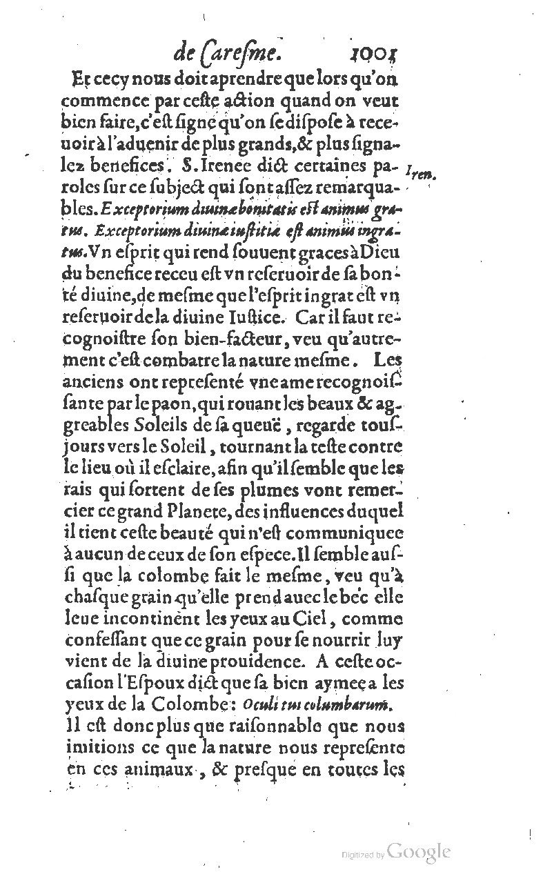 1607 - Nicolas Du Fossé - Trésor quadragésimal - T 01 - BM Lyon