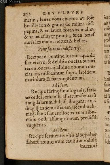 1586 - Benoît Rigaud - Trésor des fleurs et secrets de médecine - Université Paris Cité
