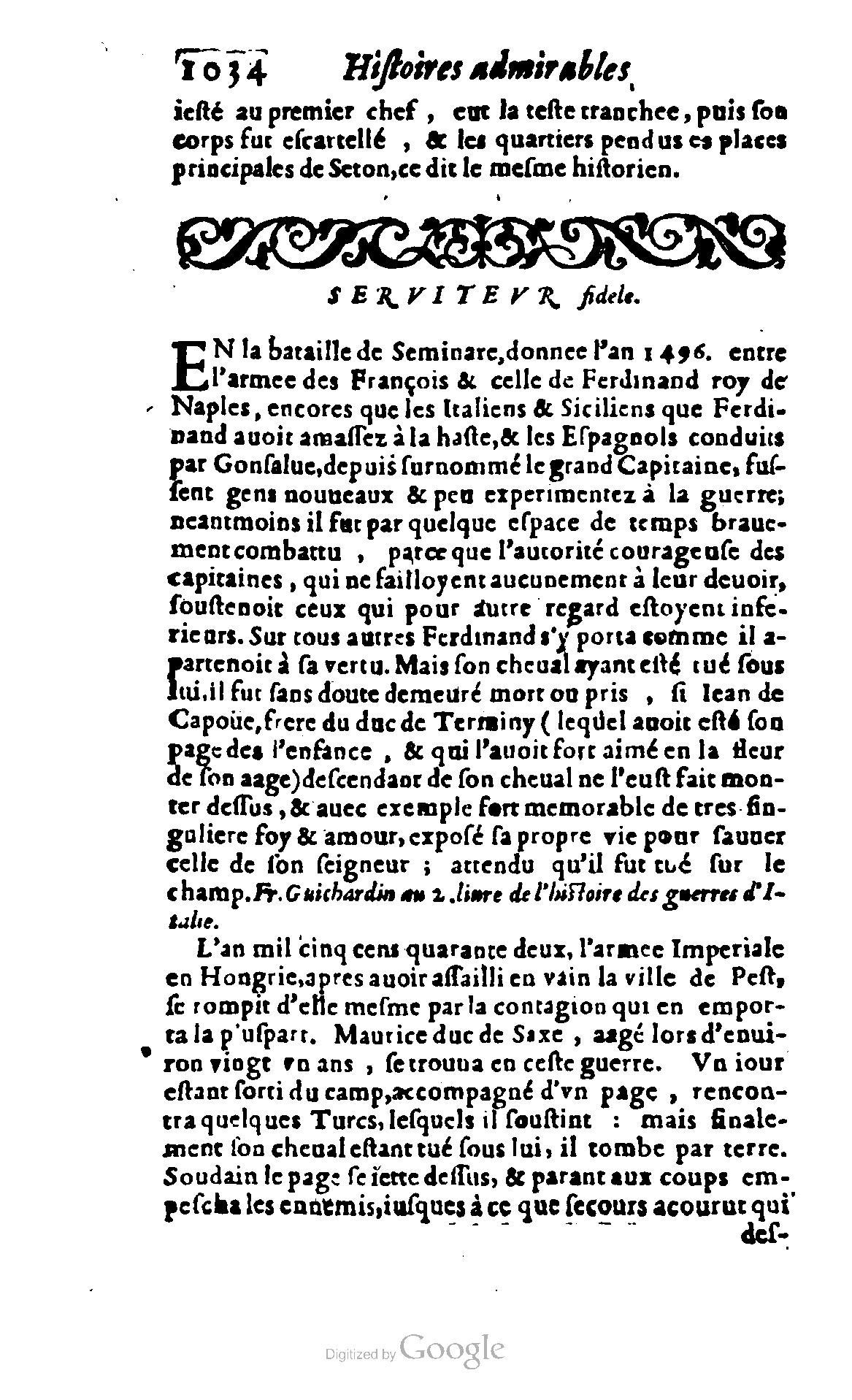 1620 - Samuel Crespin - Trésor d’histoires admirables et mémorables - BCU Lausanne