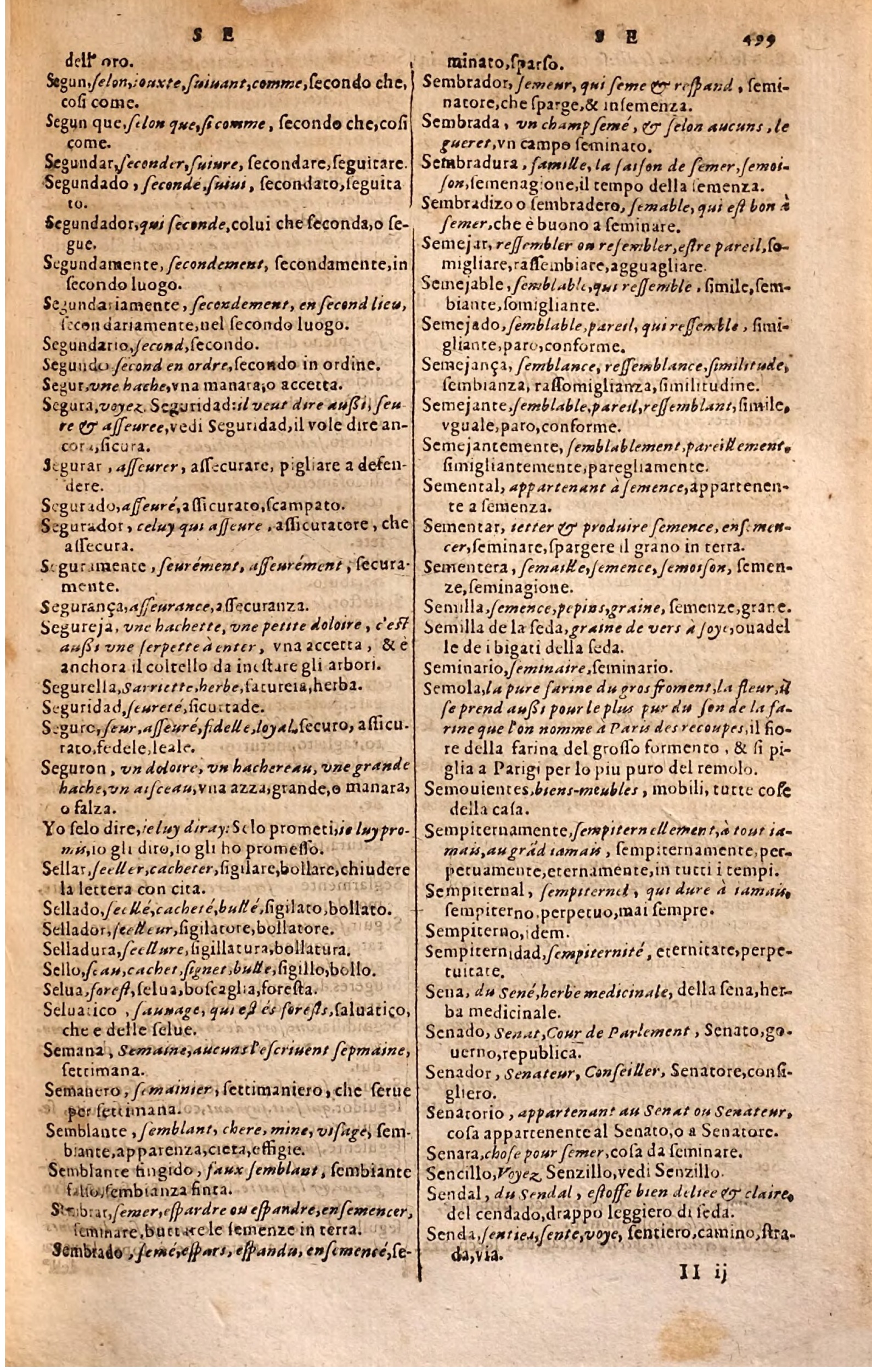 1627 - Jacques Crespin - Trésor des trois langues - Regensburg