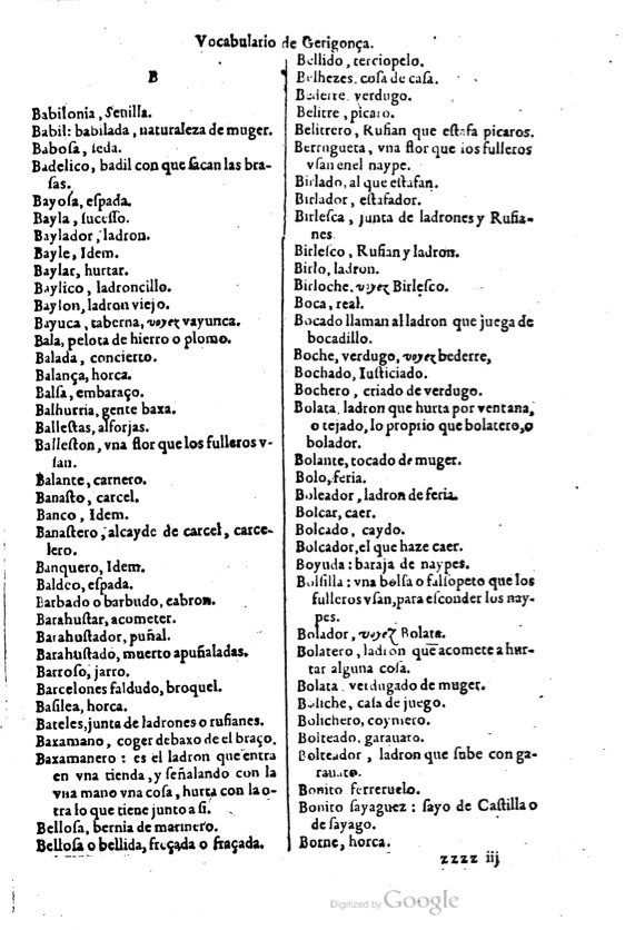 1621 - Adrian Tiffaine - Trésor des deux langues espagnole et française - BM Lyon