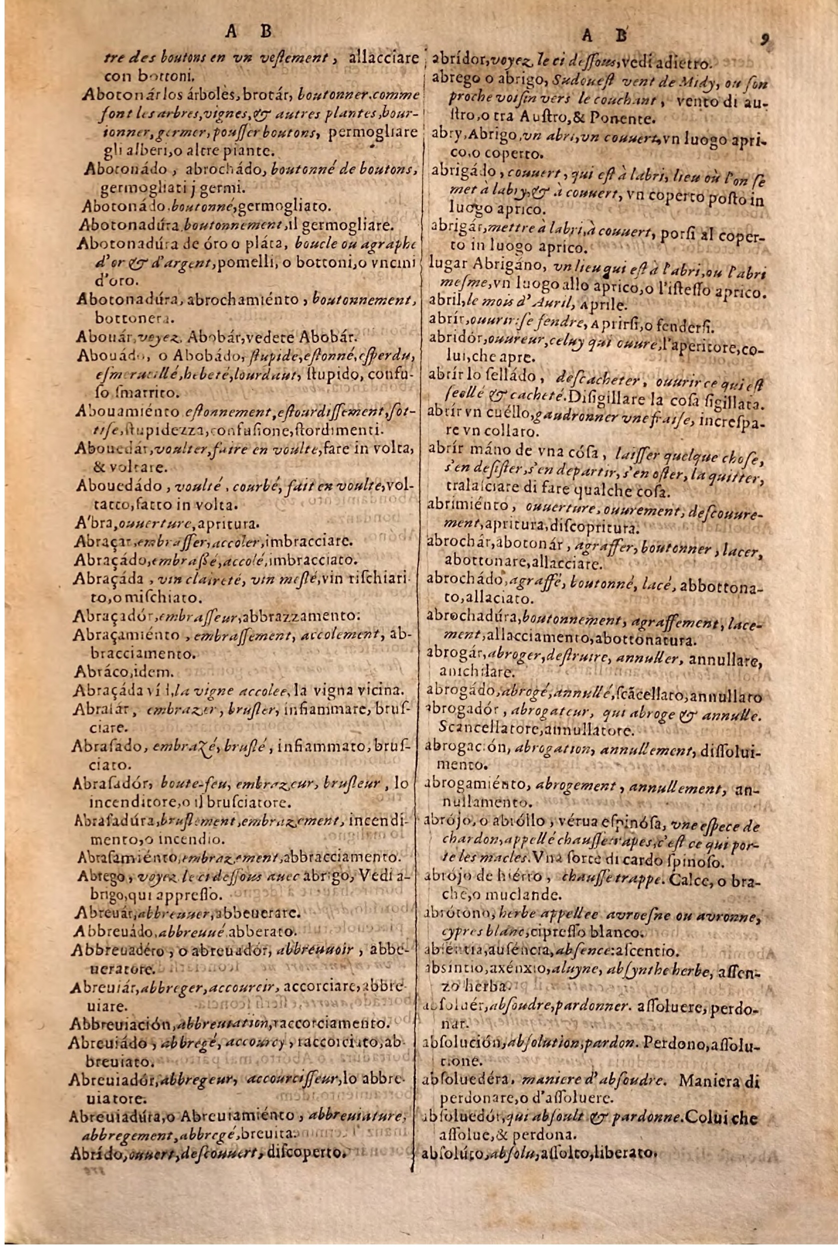 1627 - Jacques Crespin - Trésor des trois langues - Regensburg