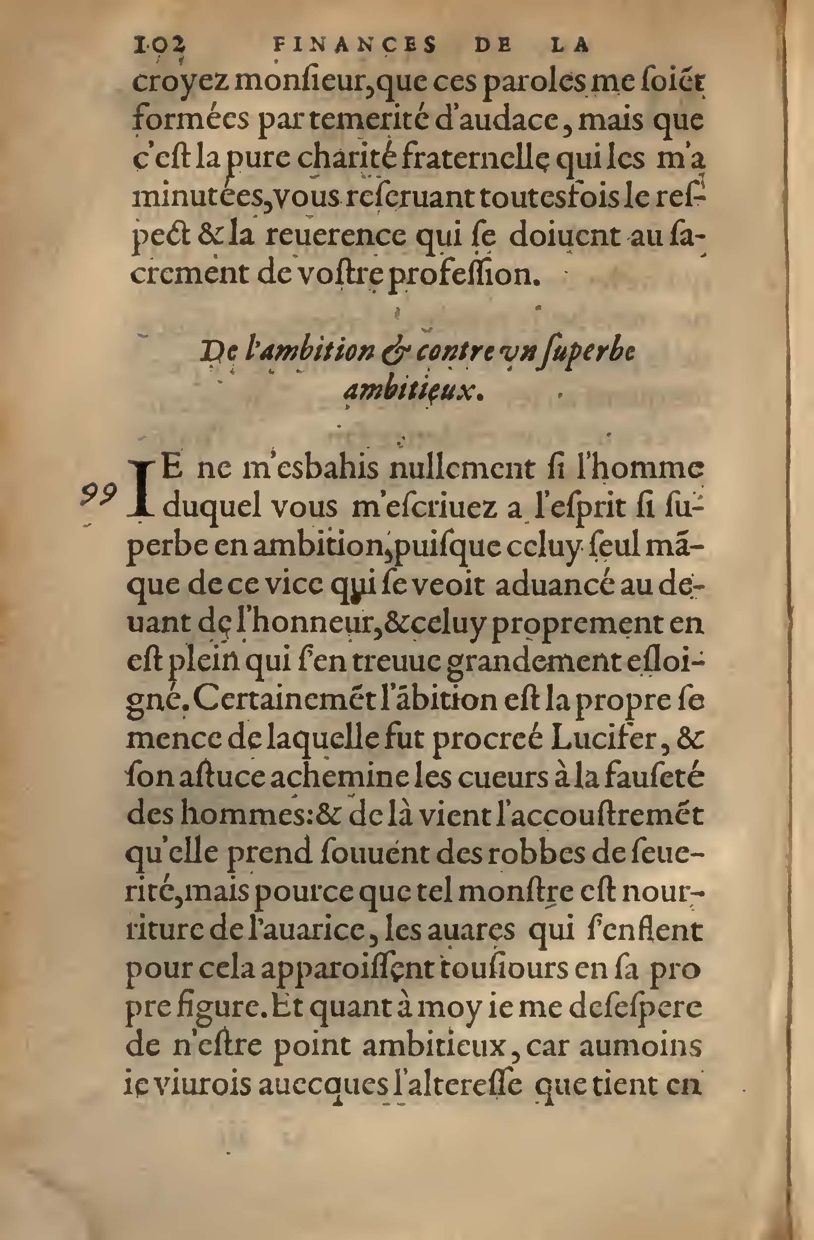1572 - Lucas Breyer - Finances et Trésor de la plume française - BNC Rome