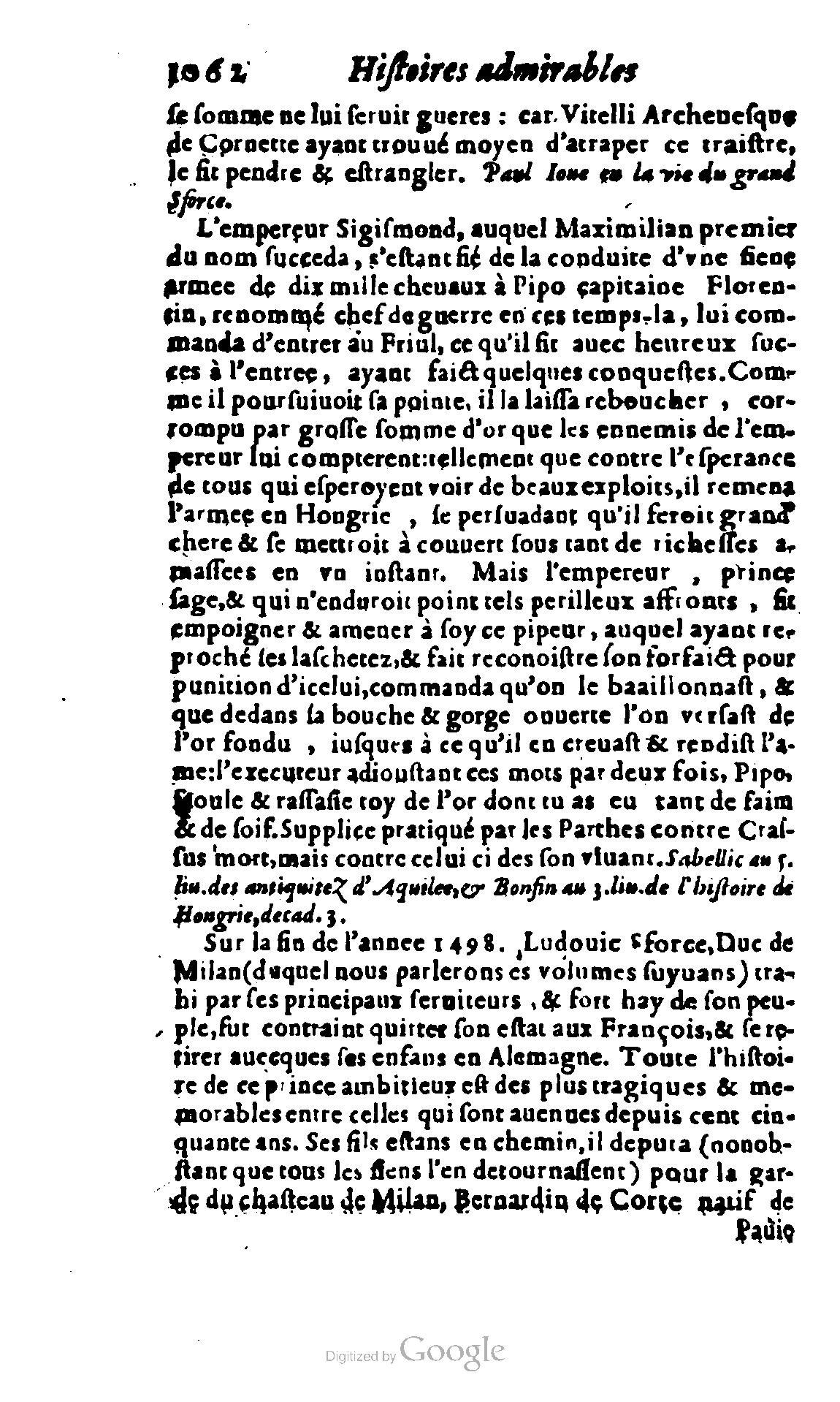 1620 - Samuel Crespin - Trésor d’histoires admirables et mémorables - BCU Lausanne
