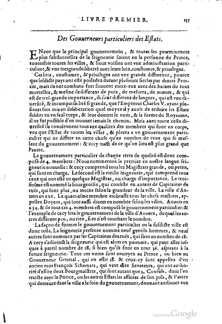 1611 - Pierre Chevalier - Trésor politique - UGent