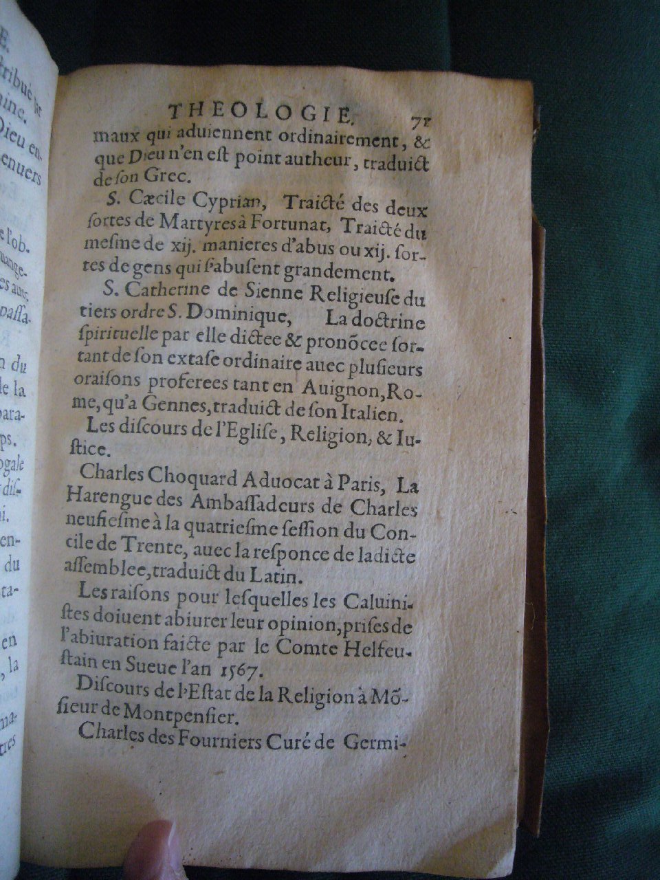 1602 - François Jacquin - Trésor des bons esprits français - BnF Arsenal
