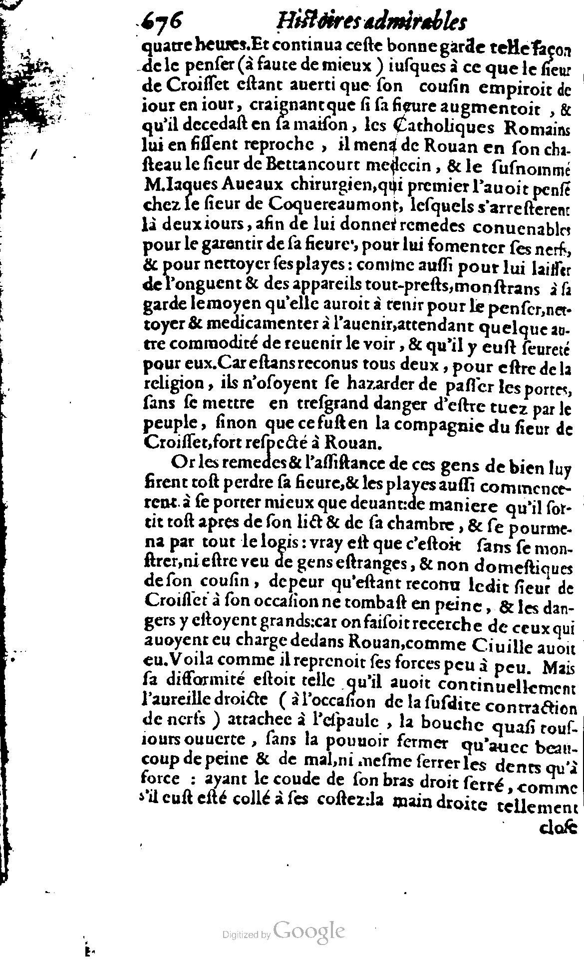 1620 - Samuel Crespin - Trésor d’histoires admirables et mémorables - BCU Lausanne