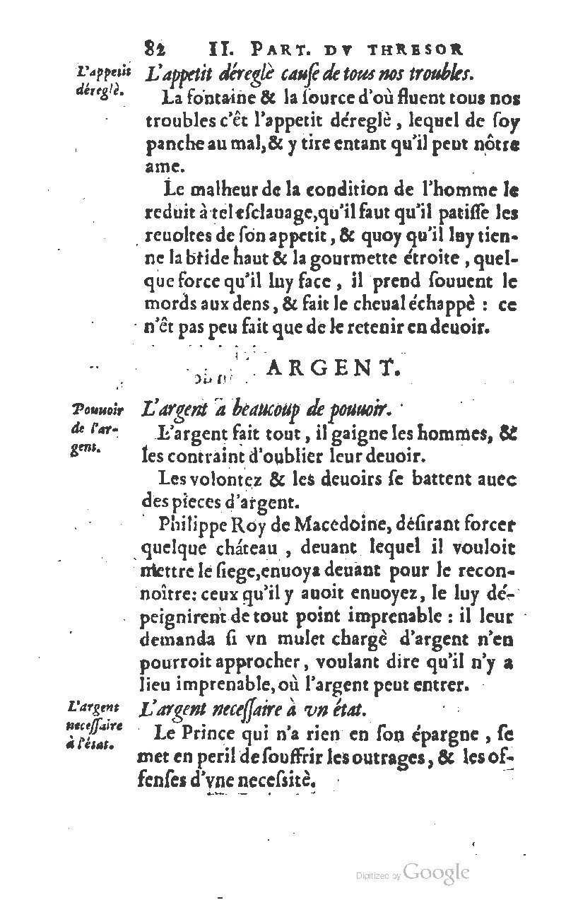 1610 - Louis Coste - Trésor de l’éloquence française (Seconde partie) - BM Lyon