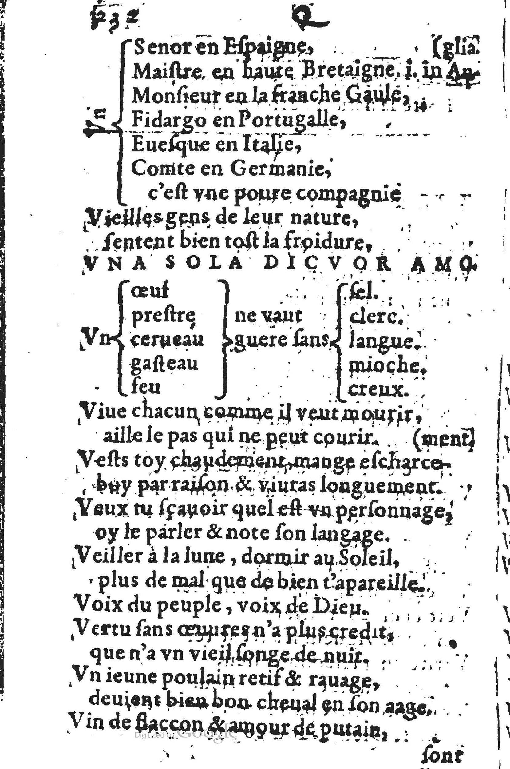 1578 - Nicolas Lescuyer - Trésor des sentences dorées - UGent