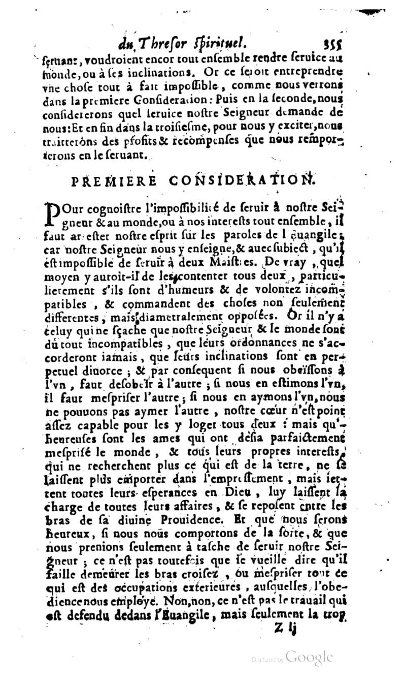 1637 - s.n. - Trésor spirituel des âmes religieuses - BM Lyon