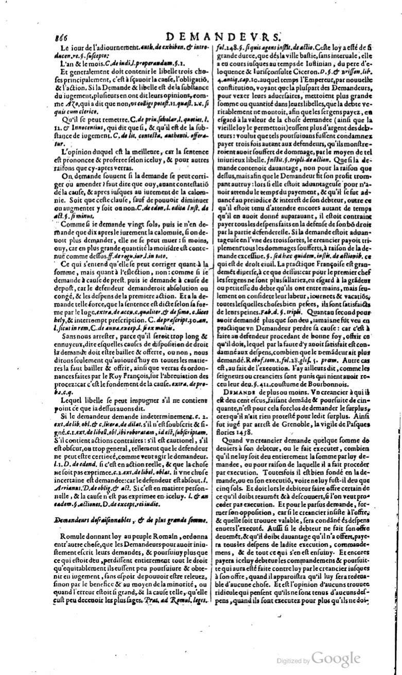 1629 - Veuve Nicolas Buon - Trésor du droit français (29620 T. 1) - BM Lyon 1629 - Veuve Nicolas Buon - Trésor du droit français (29620 T. 1) - BM Lyon