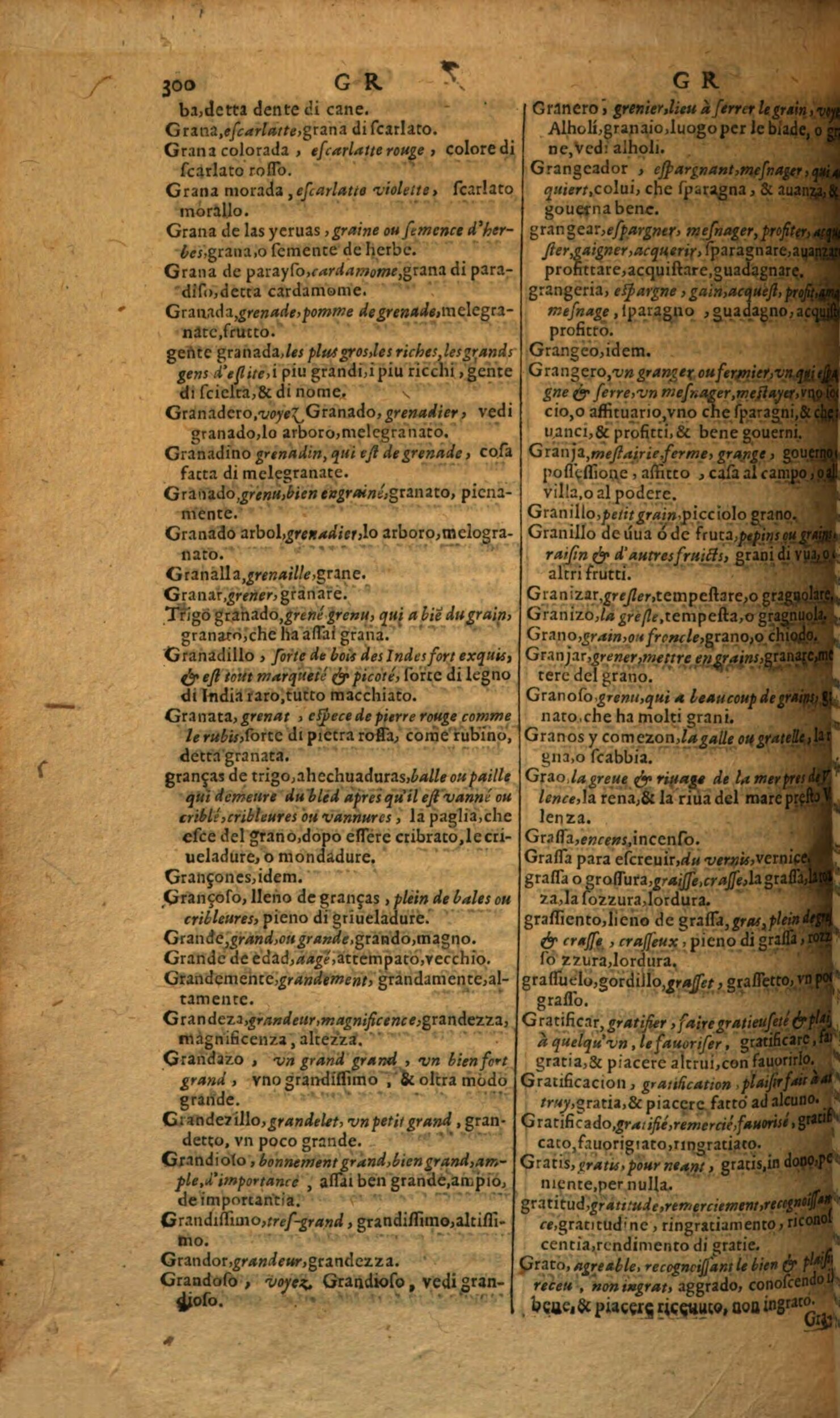 1617 - Samuel Crespin - Trésor des trois langues espagnole, française et italienne (Première partie) - Regensburg