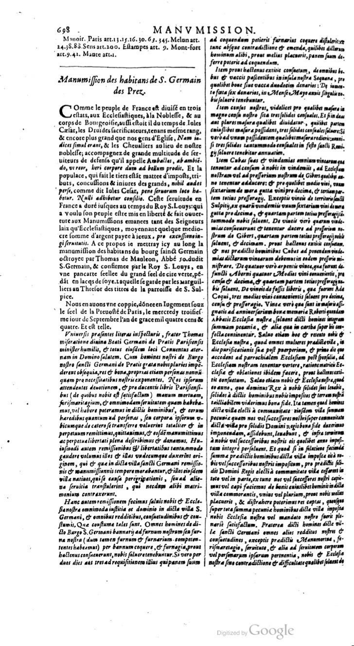 1629 - Veuve Nicolas Buon - Trésor du droit français (29620 T. 2) - BM Lyon