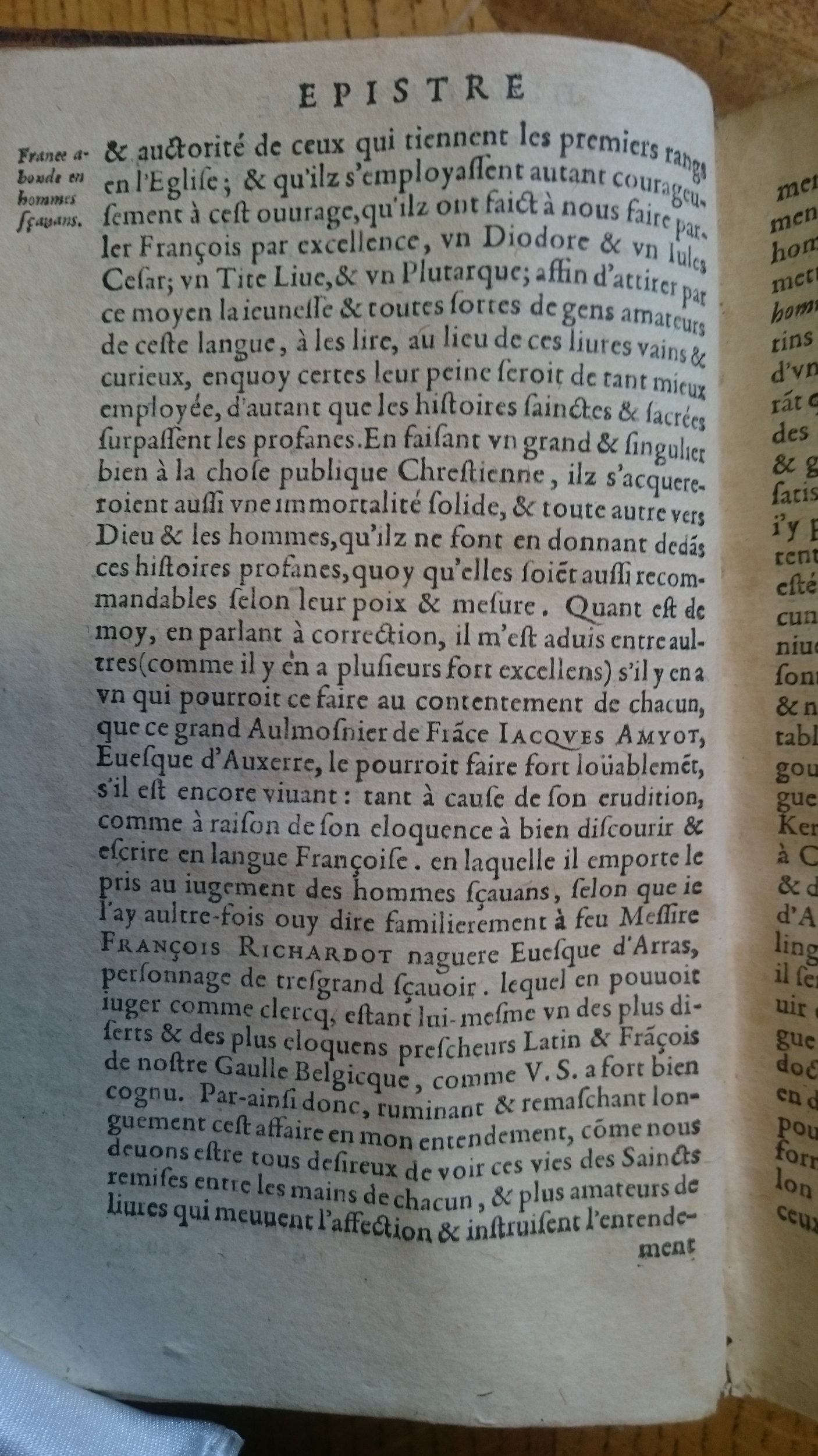 1585 - Jean Bogard - Trésor des faits et dits mémorables des hommes saints et illustres - Douai Quincy