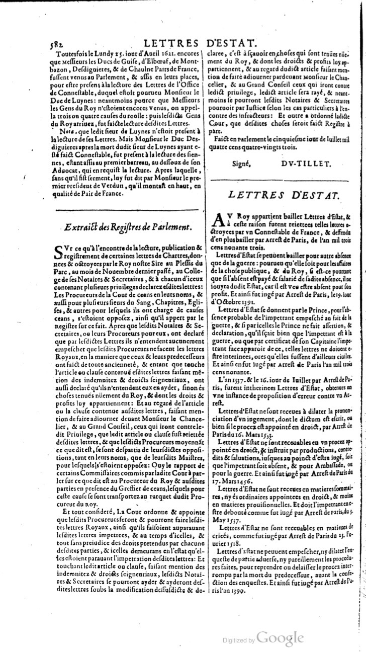 1629 - Veuve Nicolas Buon - Trésor du droit français (21754 T. 2) - BM Lyon