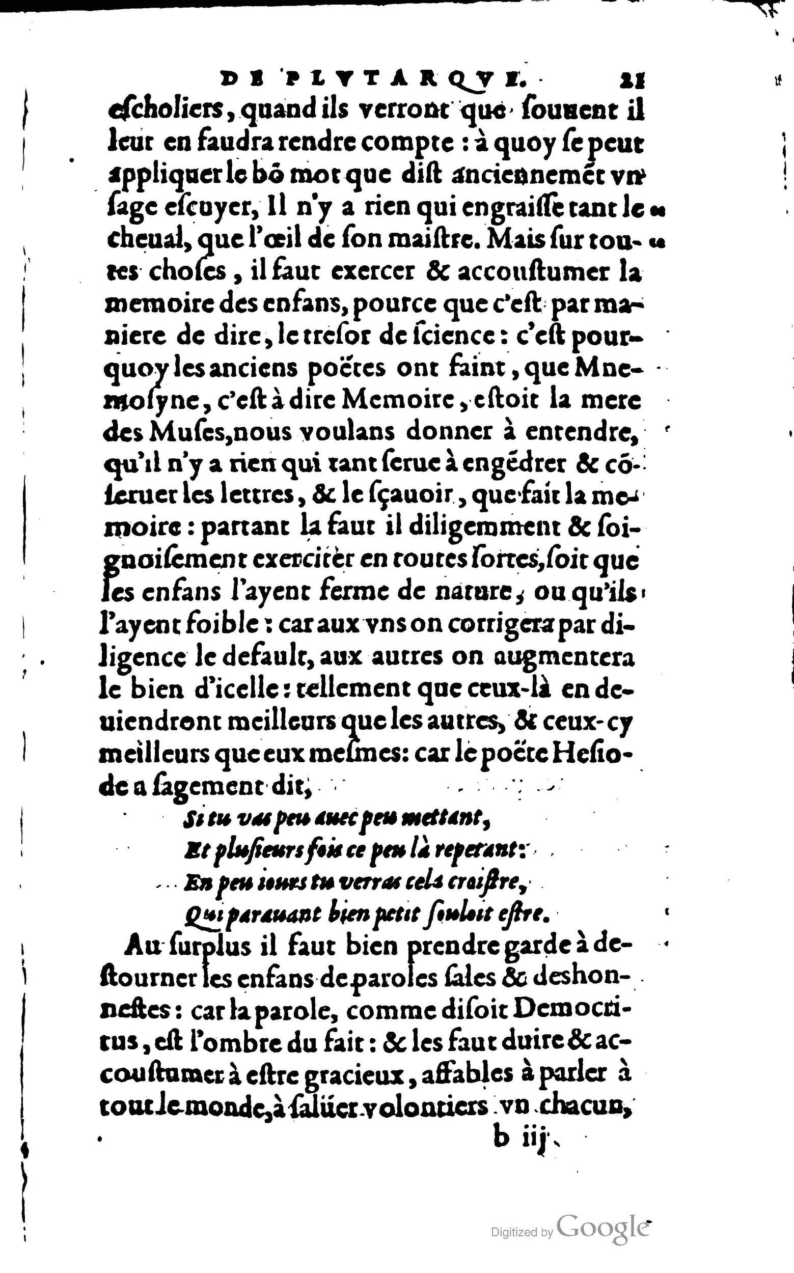 1578 - Jean Poupy - Trésor des morales de Plutarque - BSB Munich