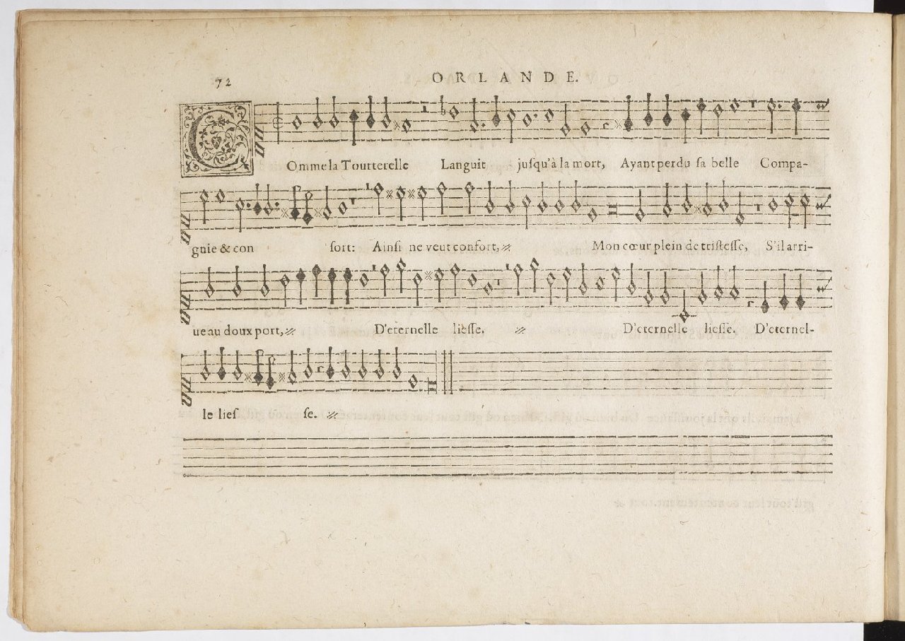 1594 - Paul Marceau - Trésor de musique d&#039;Orlande de Lassus, Superius, Bassus, Tenor, Quinta pars - BnF