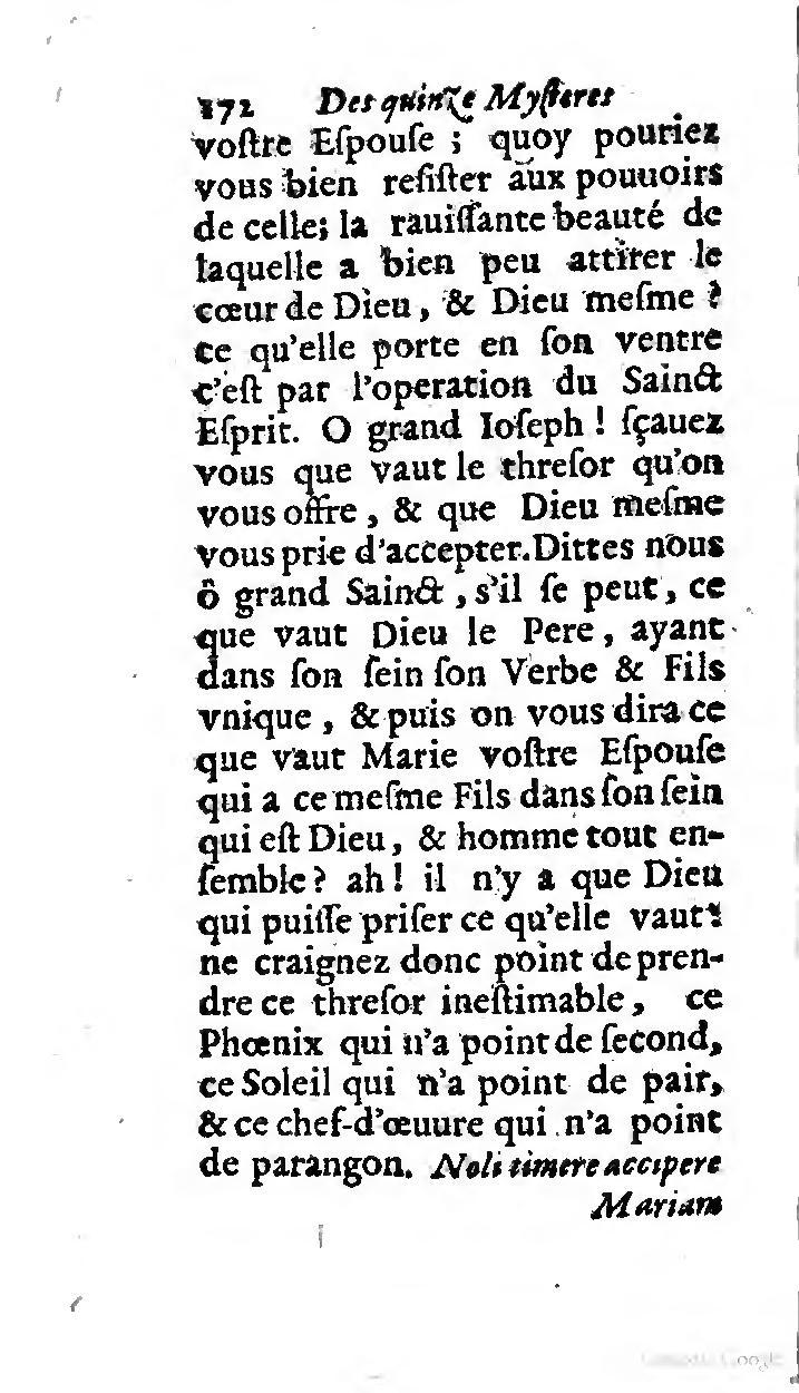 1646 - Jean Piot - Trésor inestimable de Saint-Joseph - BNC Rome