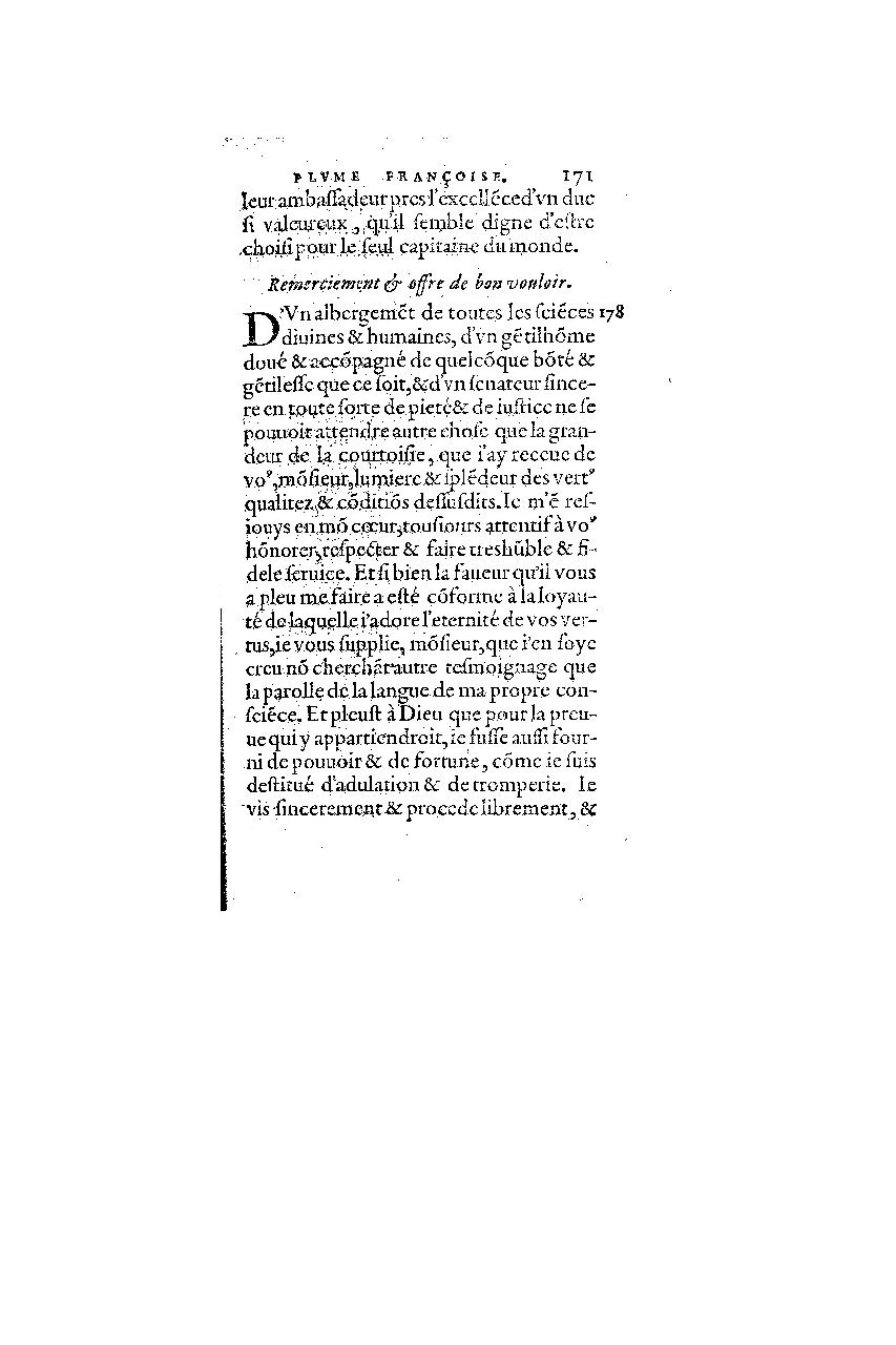 1572 - Nicolas Du Chemin - Finances et Trésor de la plume française - BM Lyon